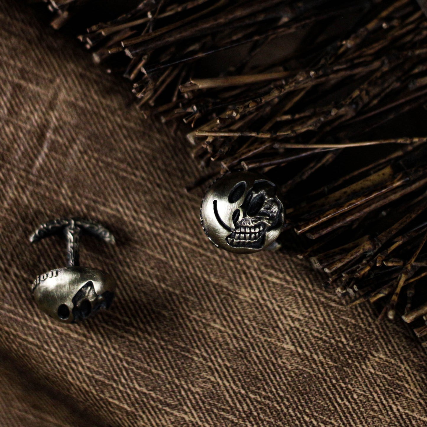 Smile Cufflinks - 925 Sterling Silver Handmade