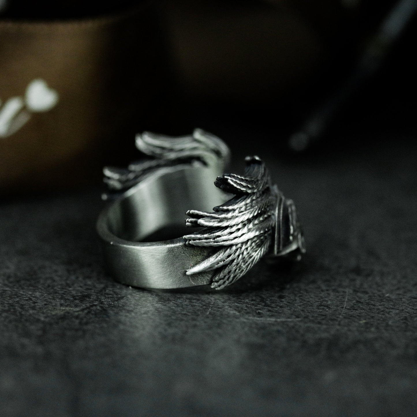 Eagle Crown Ring ¨C 925 Sterling Silver Handmade