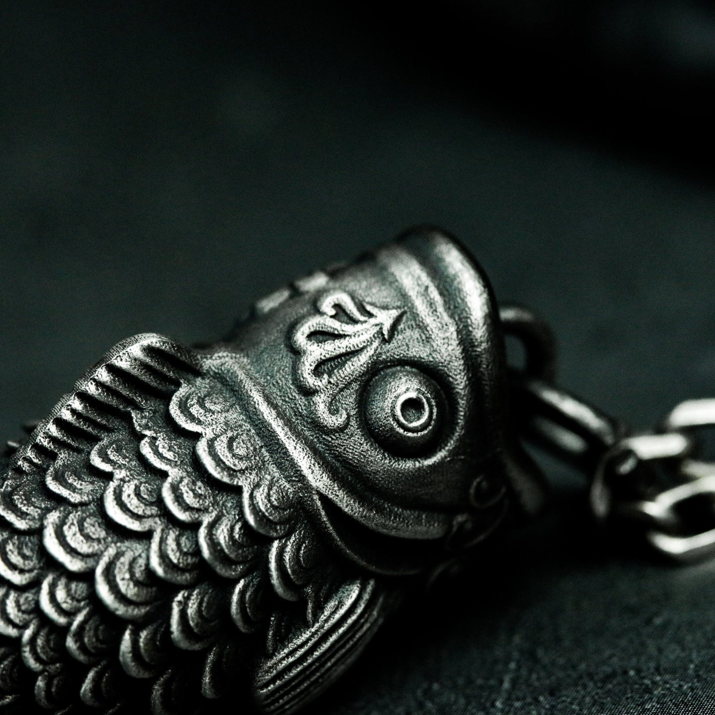 Koi Fish Pendant - Handmade 925 Silver Japanese Symbol