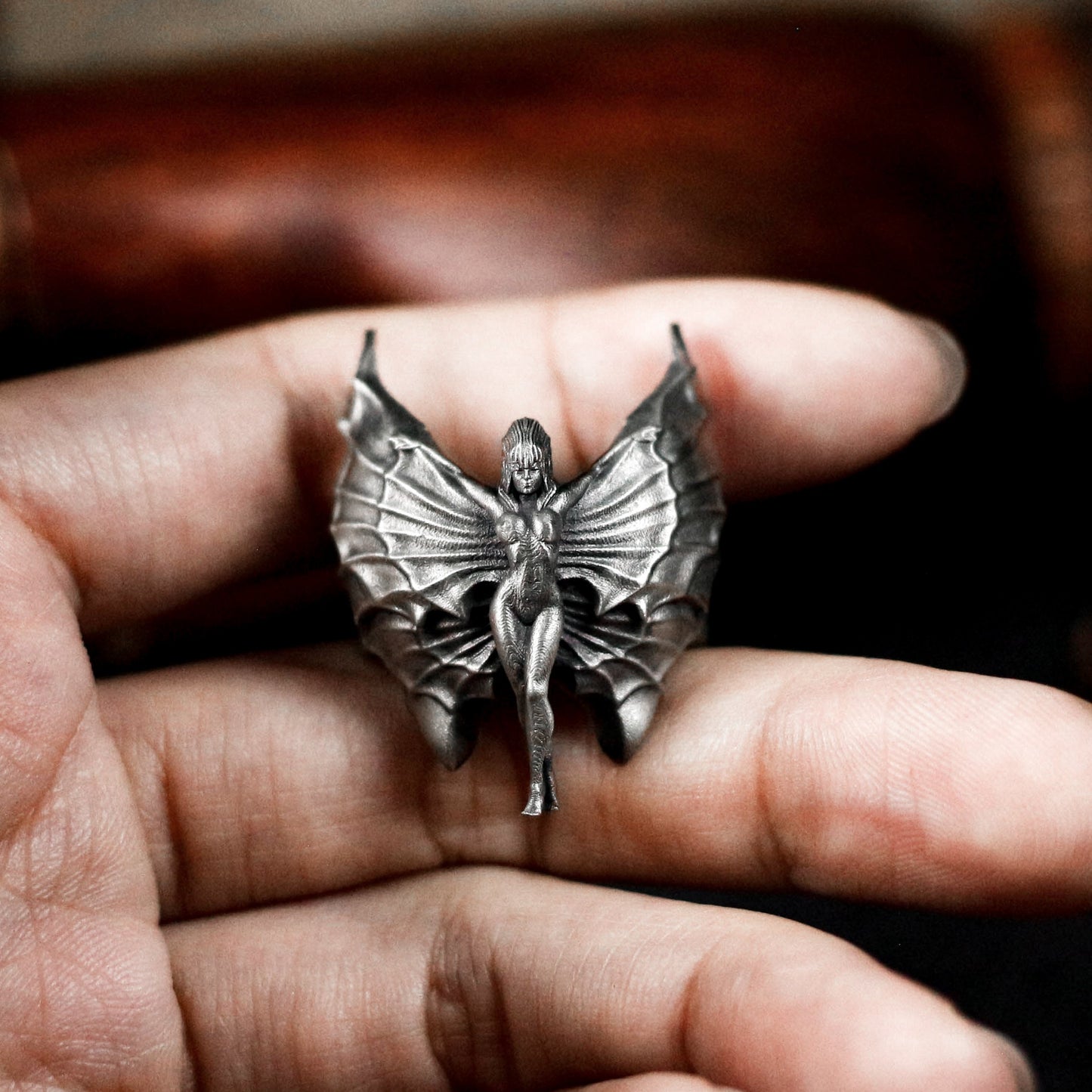 Fairy Queen Ring - 925 Silver Handmade Fantasy Spirit