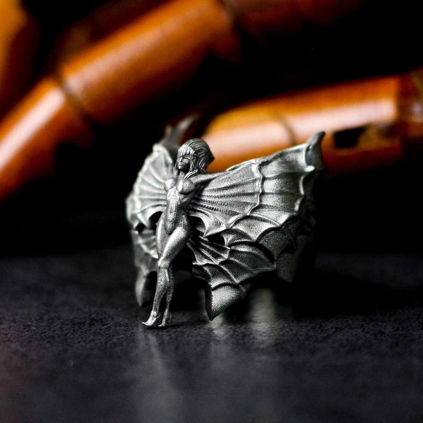 Fairy Queen Ring - 925 Silver Handmade Fantasy Spirit