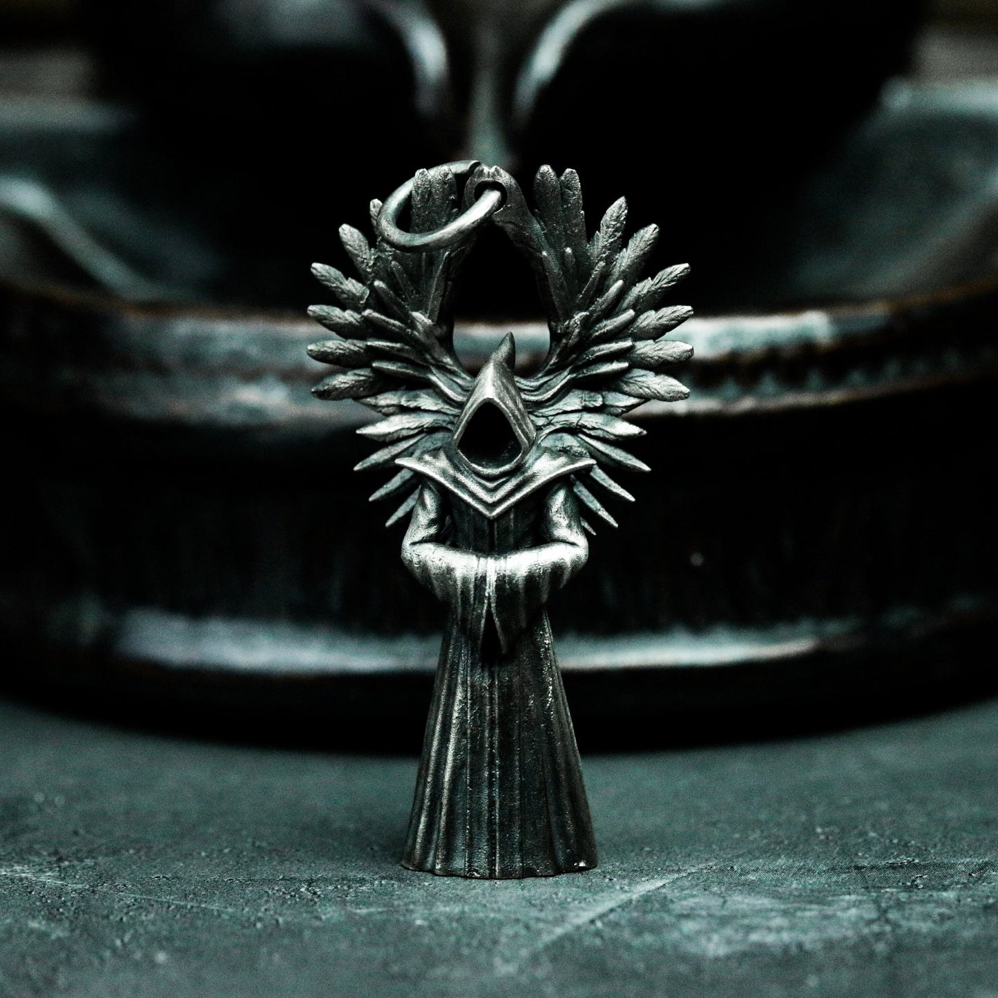 Angel of Death Pendant ¨C 925 Silver Handmade