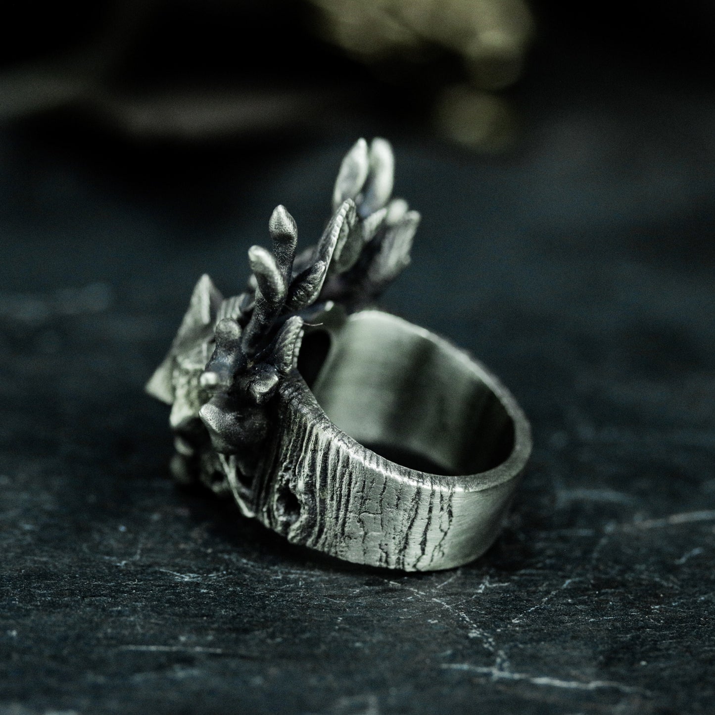 Wizard Mask Skull Ring - 925 Silver Handmade