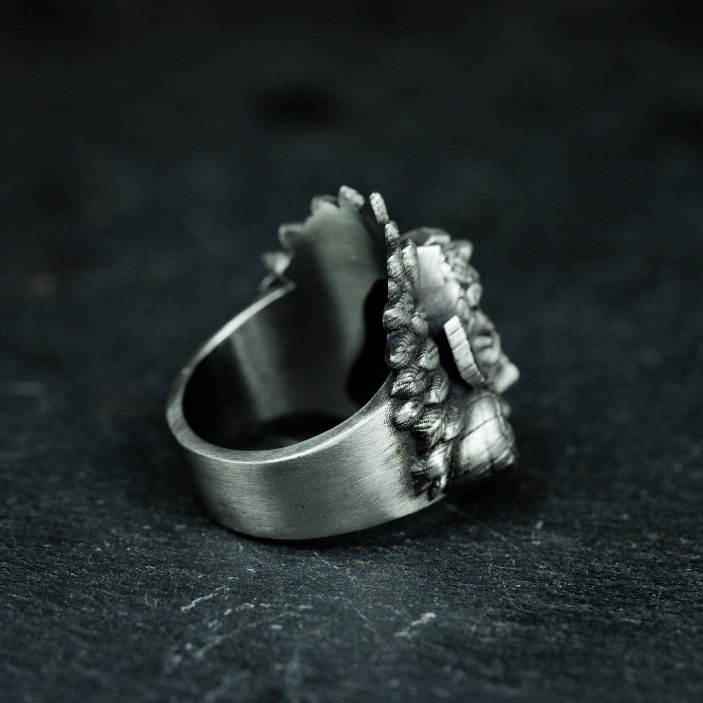 Snake Spirit Ring ¨C Handmade 925 Silver Rain God Totem Band