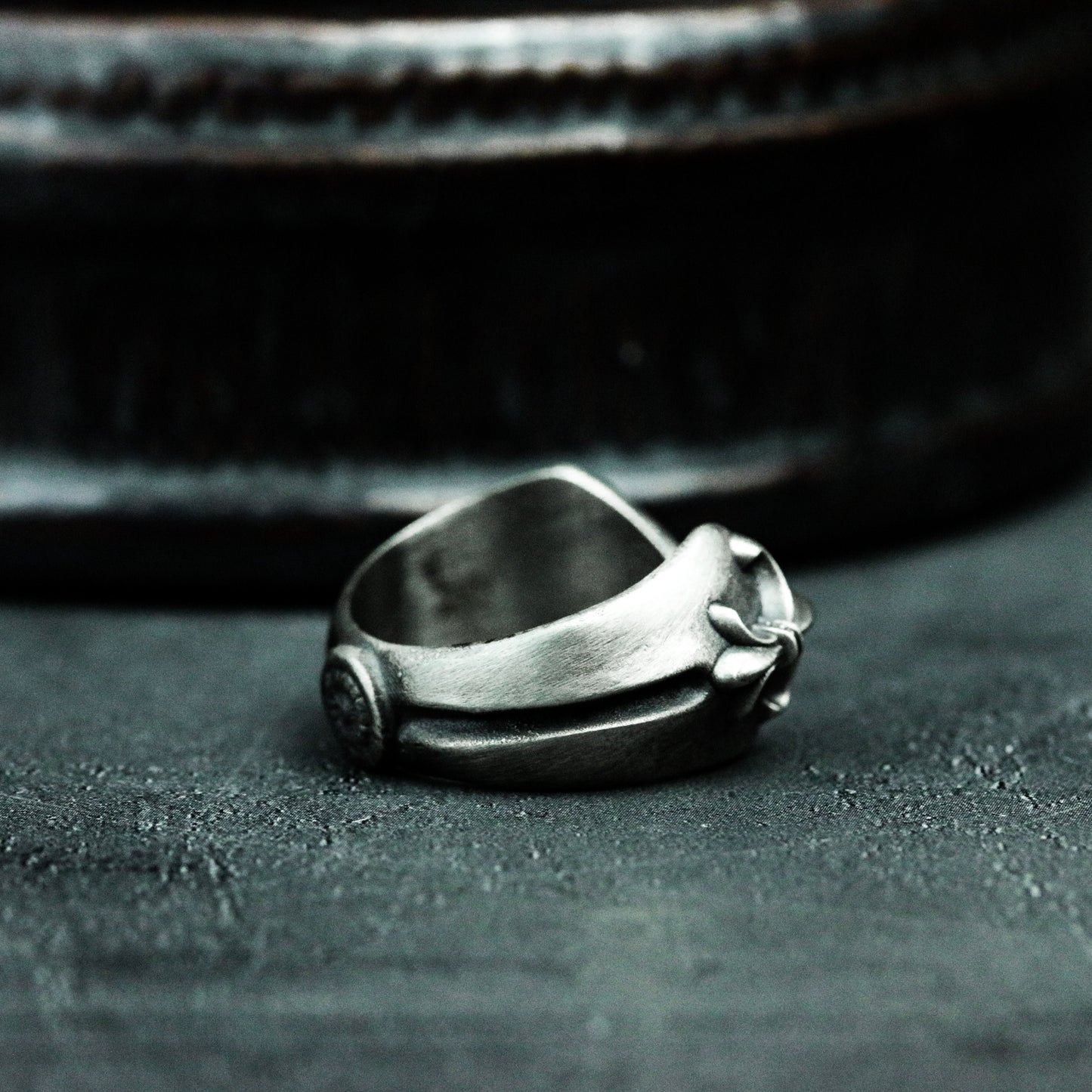 Iris Ring ¨C Handmade 925 Silver Open Eye Adjustable Band