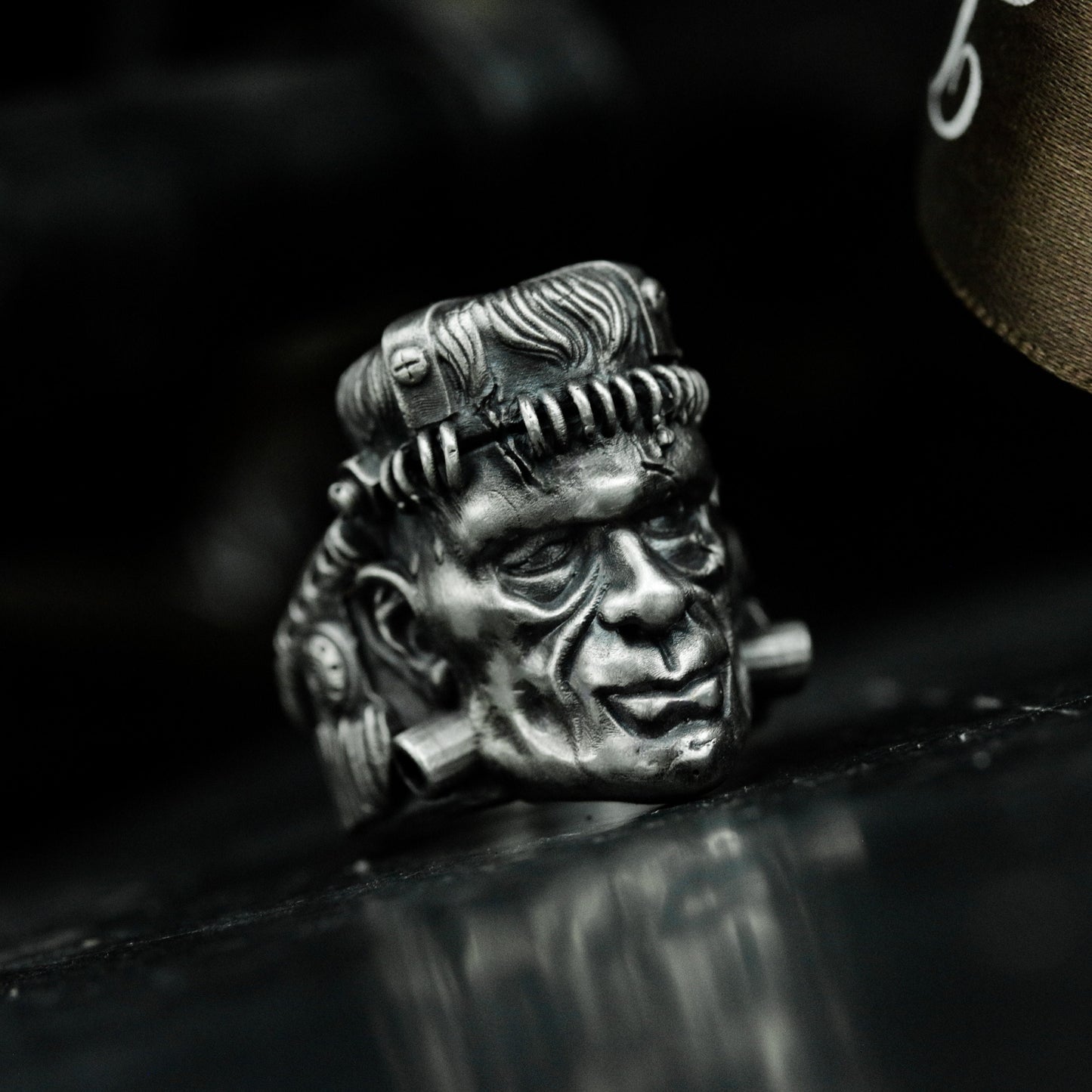 Frankenstein Ring ¨C 925 Silver Handmade