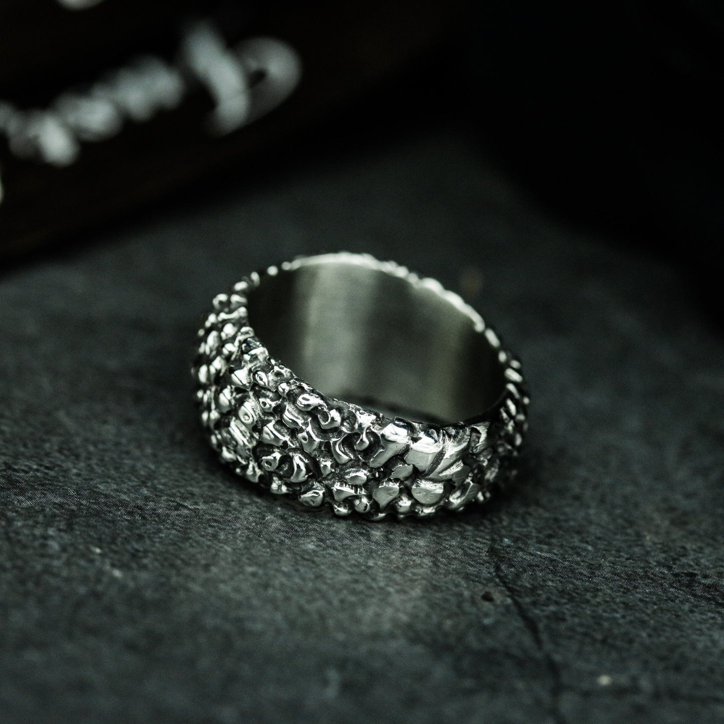 Viper Eye Ruby Ring - 925 Silver Handmade