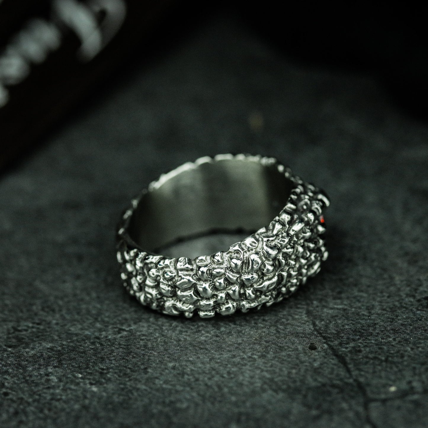 Viper Eye Ruby Ring - 925 Silver Handmade