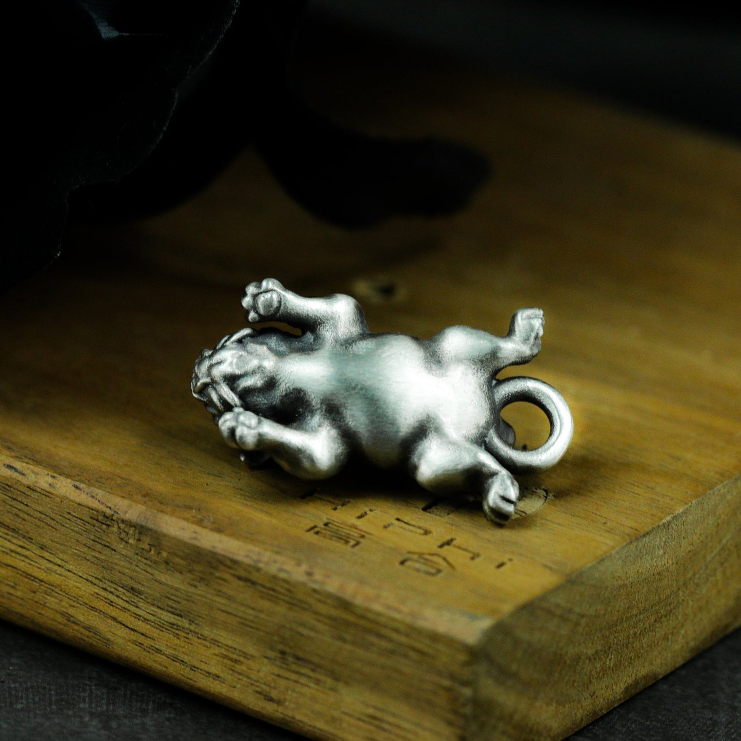 Bulldog Pendant - 925 Silver Handmade Fierce Companion