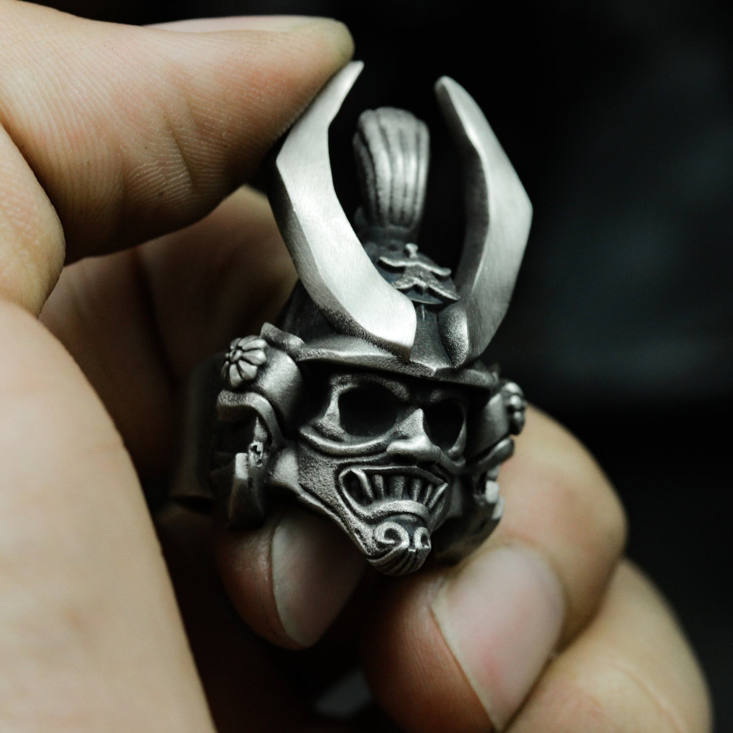 Samurai Demon Ring ¨C 925 Silver Handmade