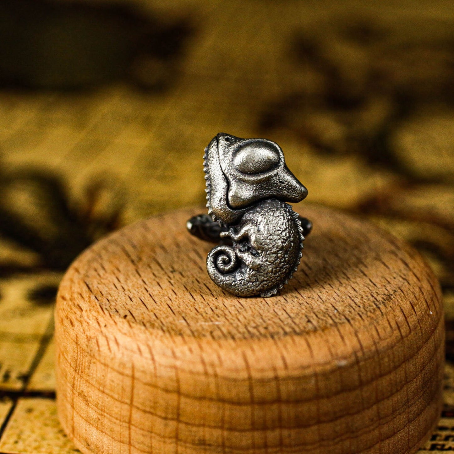 Chameleon Cufflinks, 925 Silver Handmade