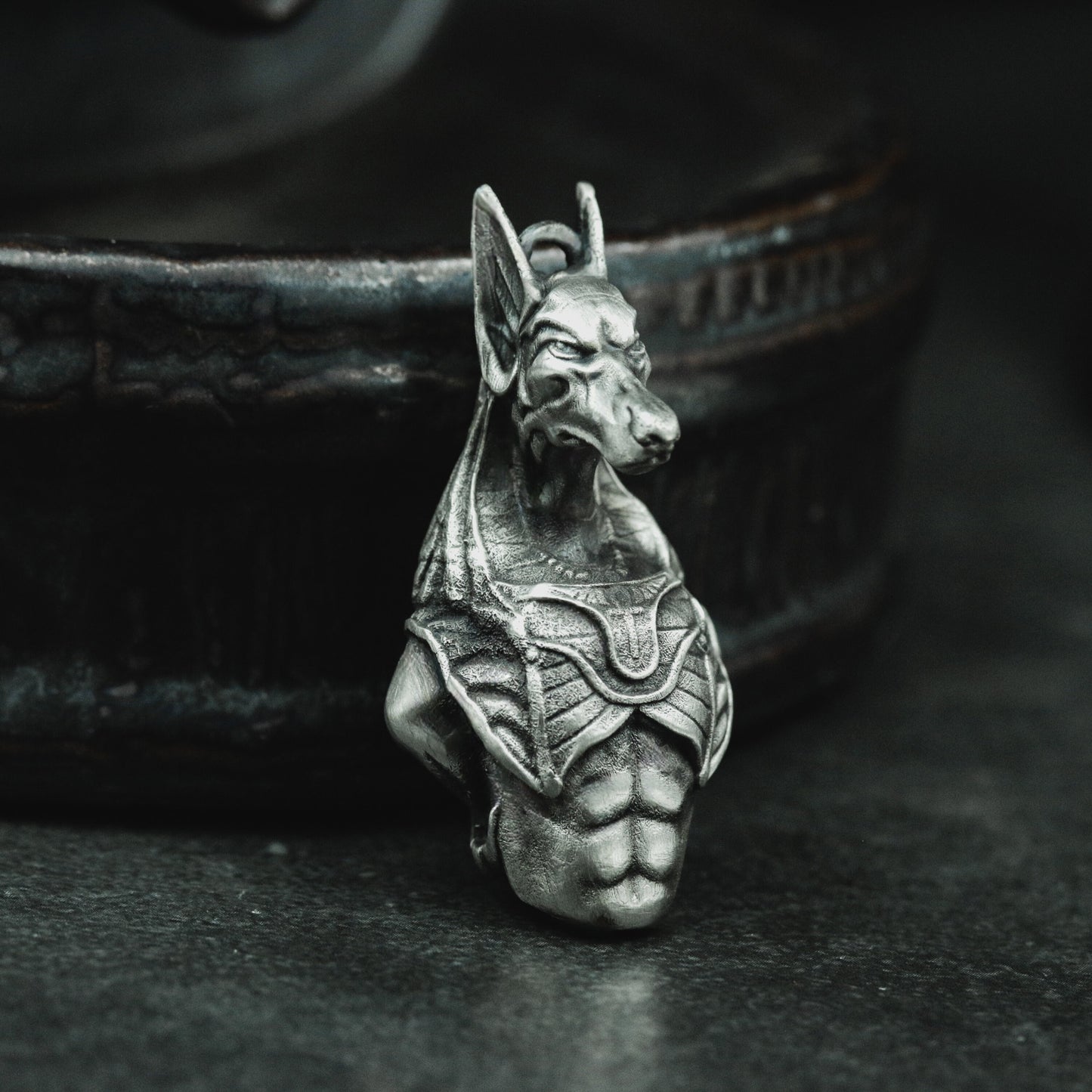 Anubis Pendant ¨C 925 Sterling Silver Handmade