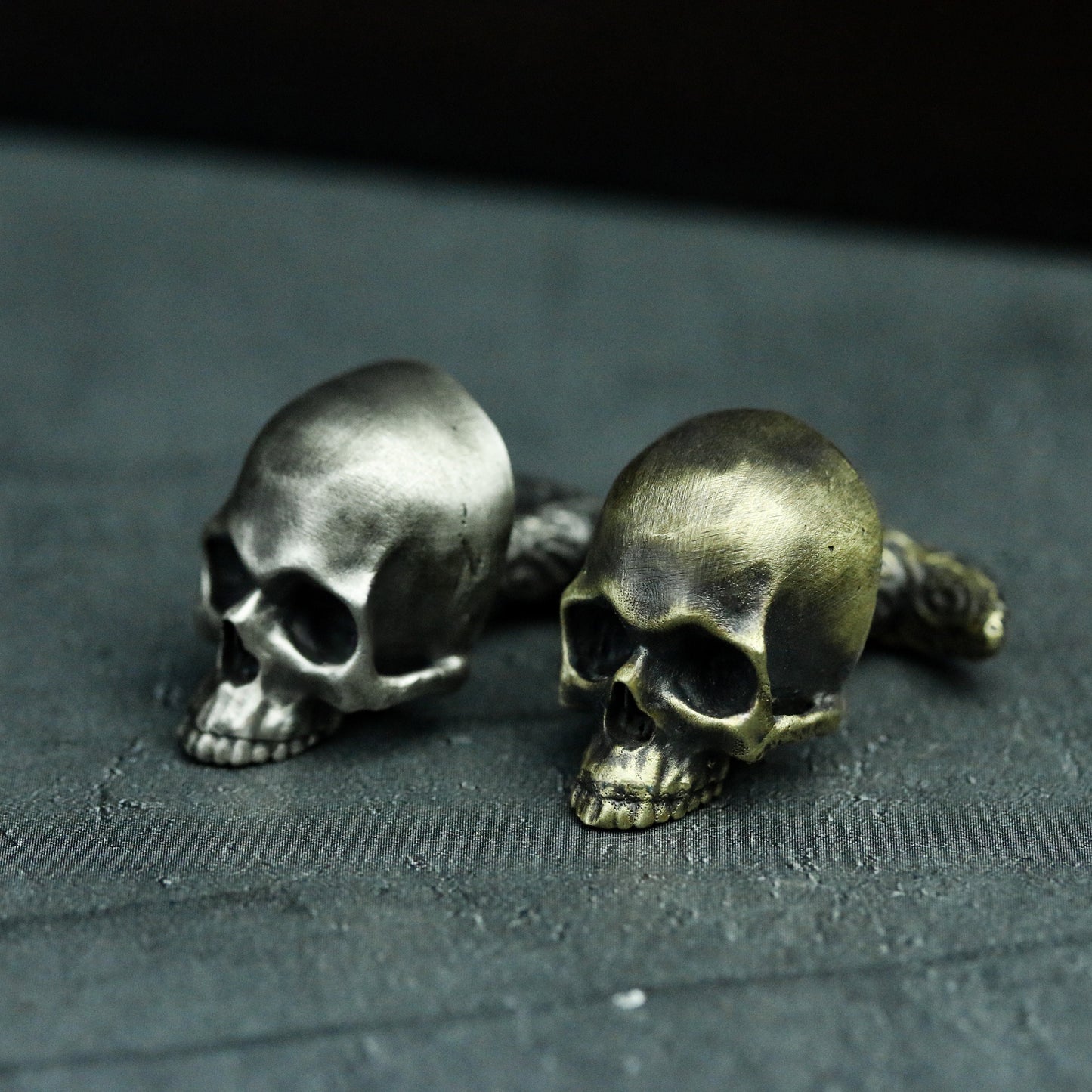 Skull Cufflinks - 925 Silver Handmade
