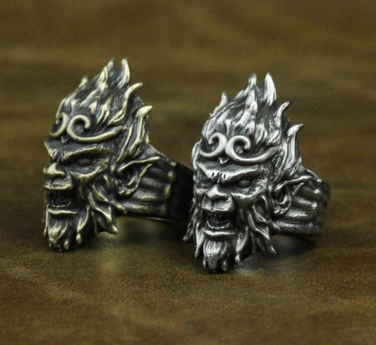Playful Monkey Ring - 925 Sterling Silver Handmade