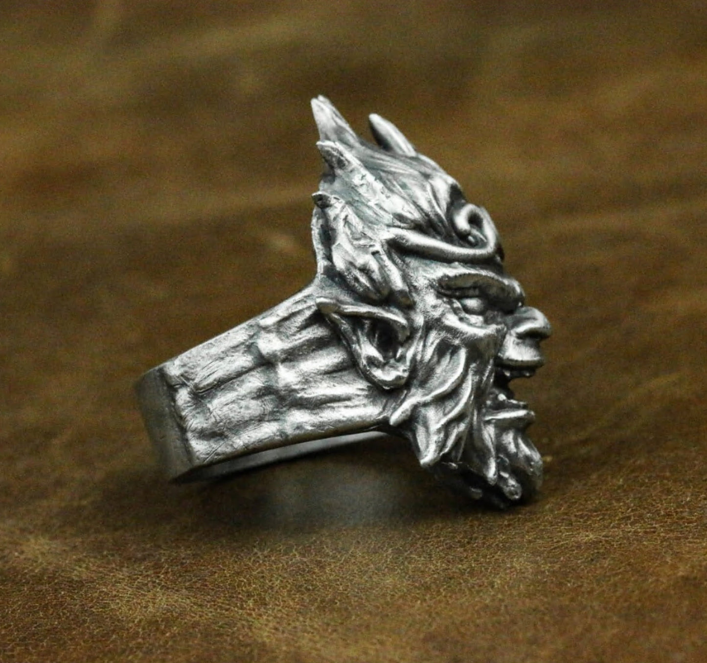 Playful Monkey Ring - 925 Sterling Silver Handmade