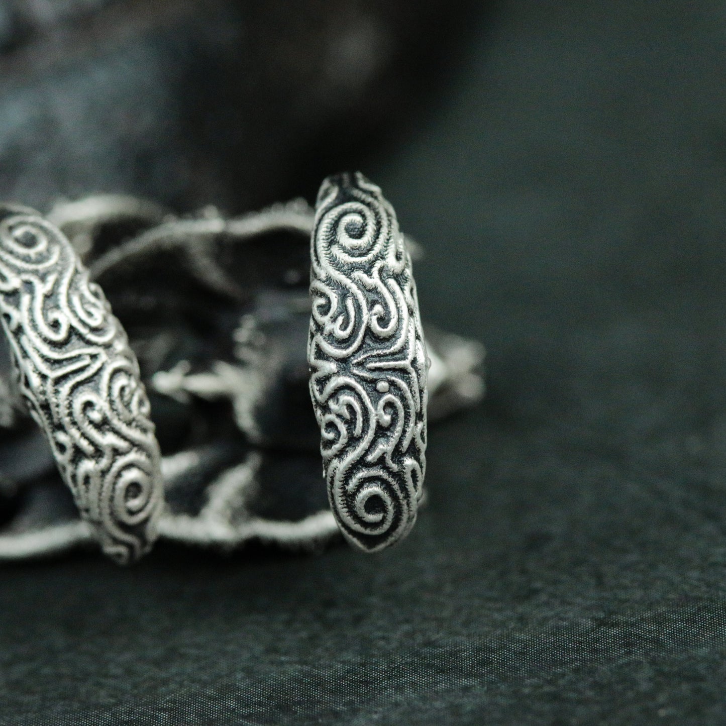 Triceratops Cufflinks - 925 Silver Handmade