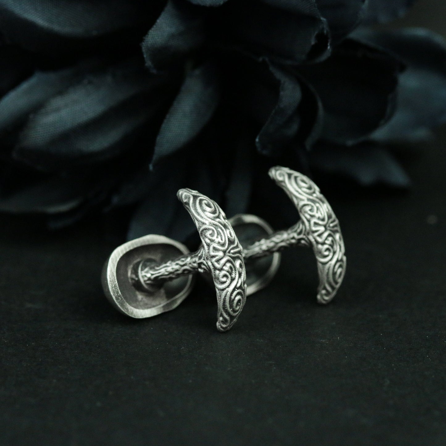 Dual Face Cufflinks ¨C 925 Silver Handmade