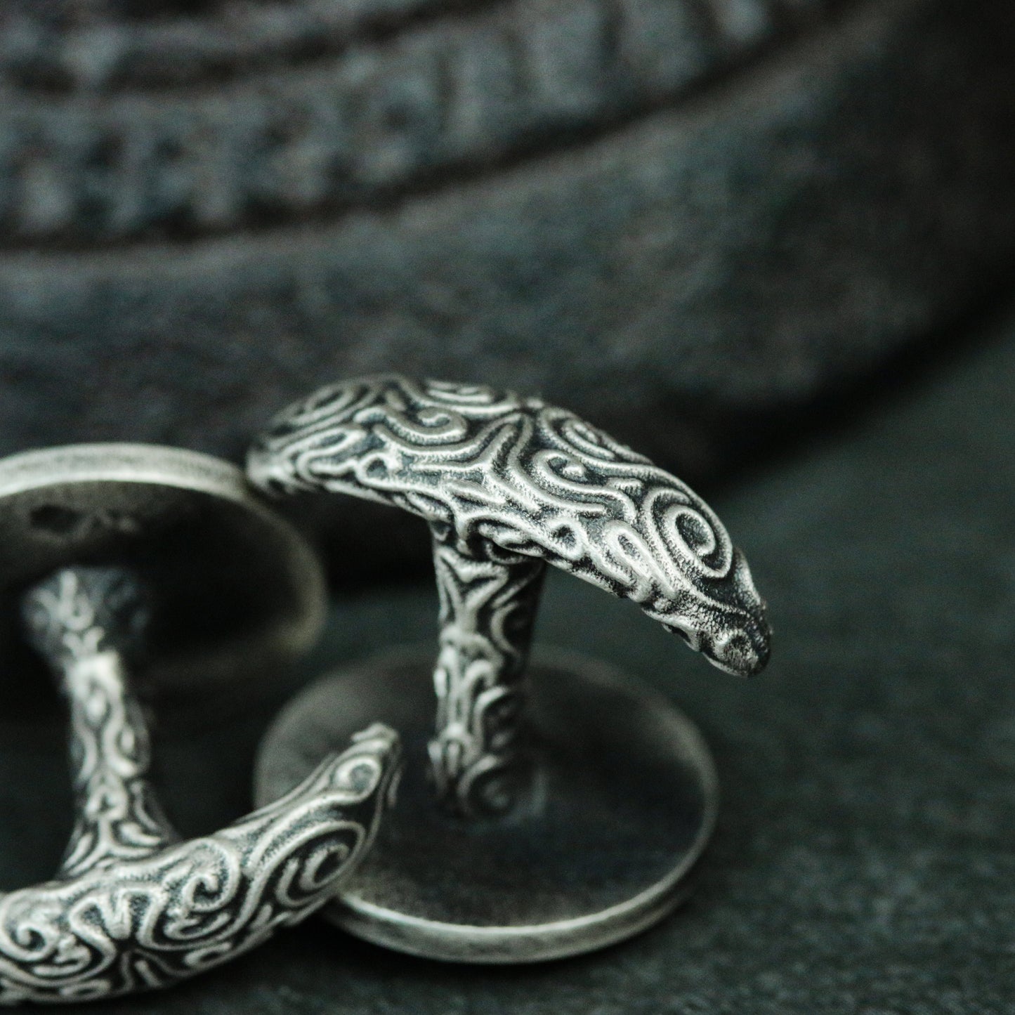 Anchor Cufflinks - 925 Silver Handmade Nautical Emblem