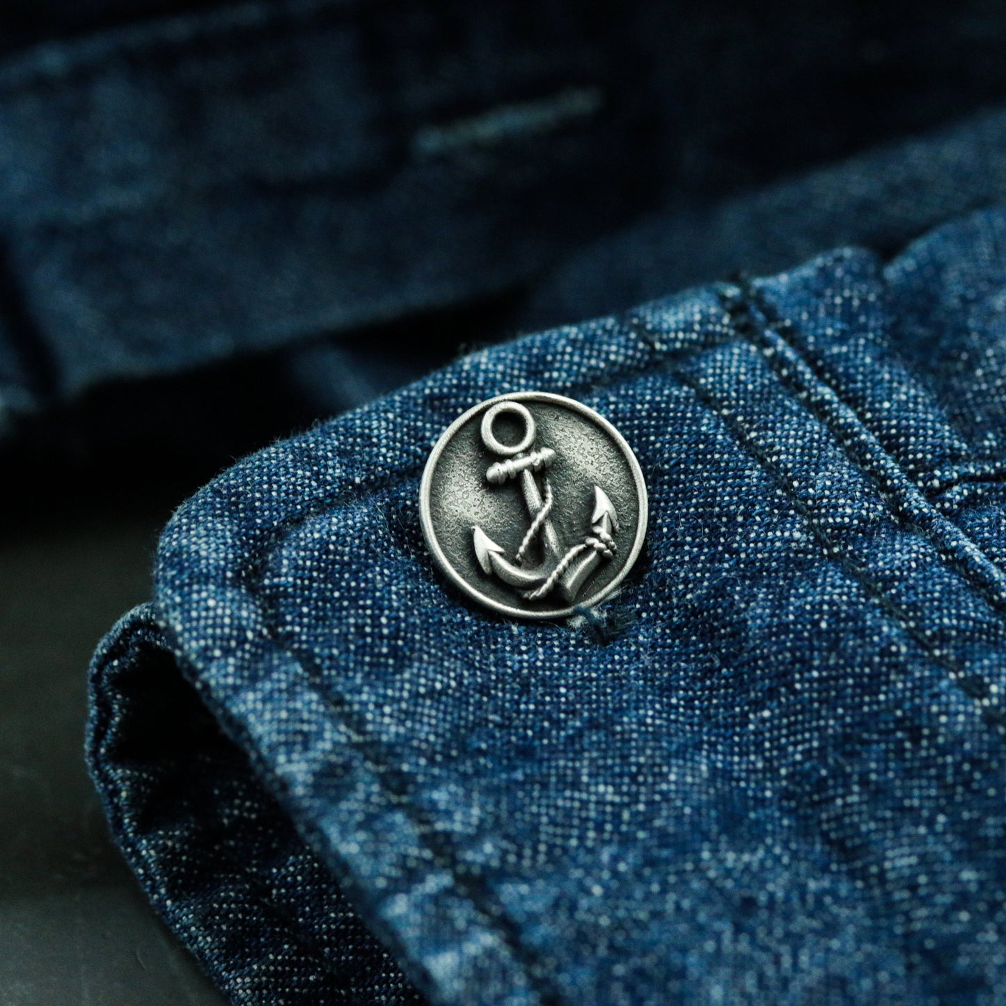 Anchor Cufflinks - 925 Silver Handmade Nautical Emblem
