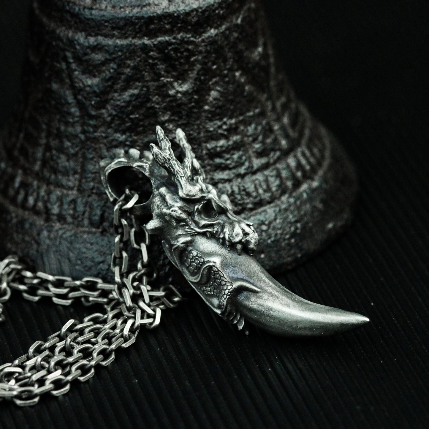 Dragon Fang Pendant ¨C 925 Sterling Silver Handmade
