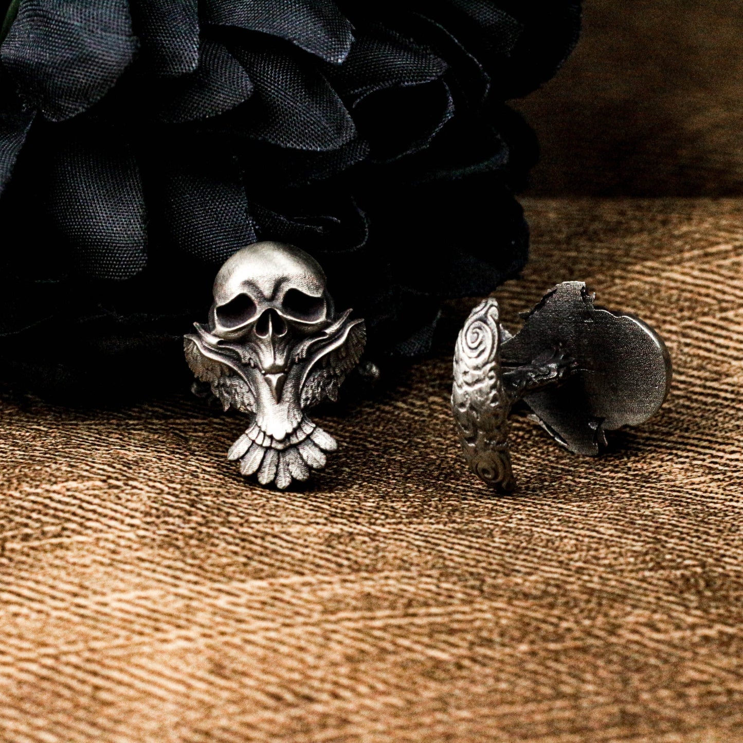 Owl Head Cufflinks - 925 Silver Handmade