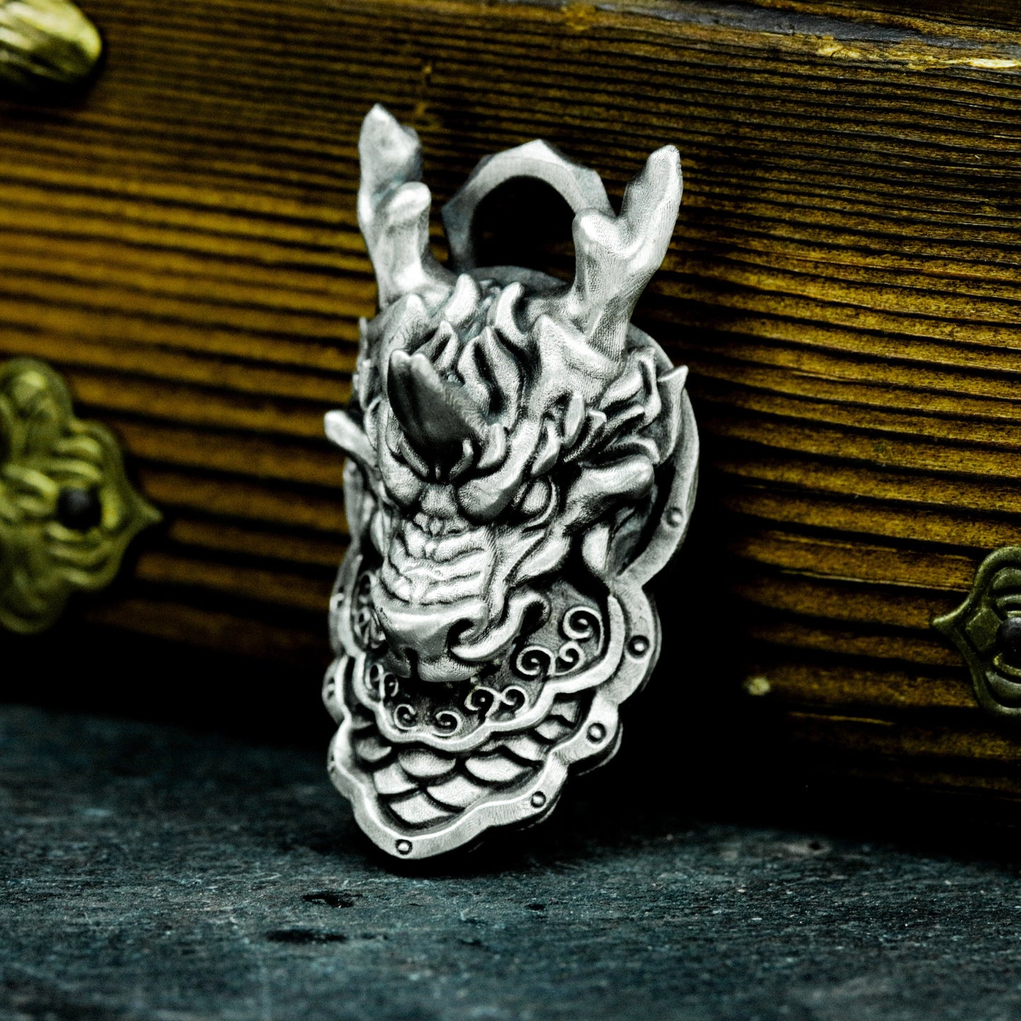 Azure Dragon Pendant ¨C 925 Sterling Silver Handmade