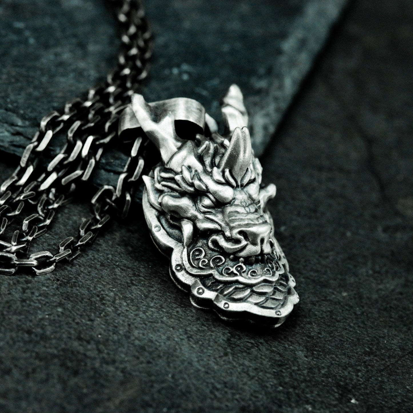 Azure Dragon Pendant ¨C 925 Sterling Silver Handmade