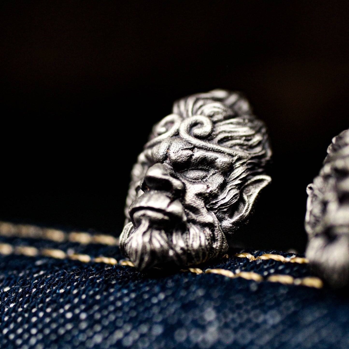 Monkey King Cufflinks - 925 Silver Handmade