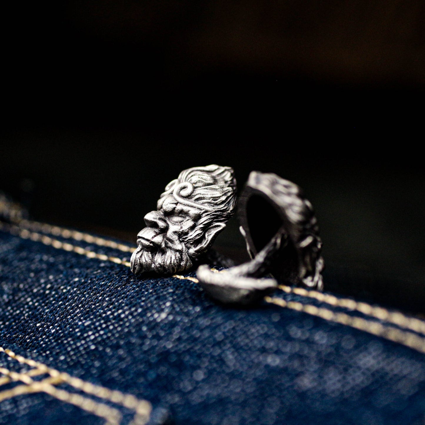 Monkey King Cufflinks - 925 Silver Handmade