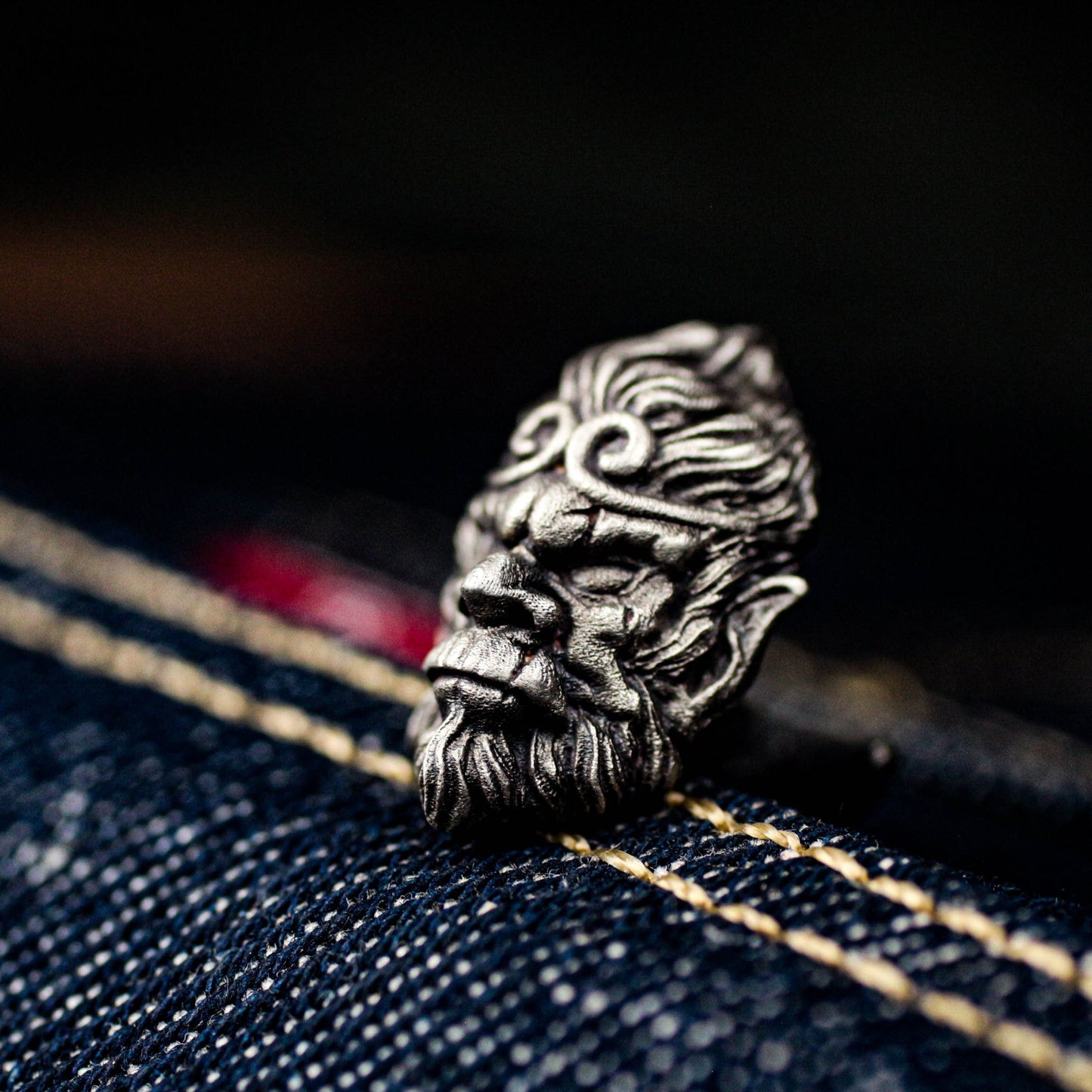 Monkey King Cufflinks - 925 Silver Handmade