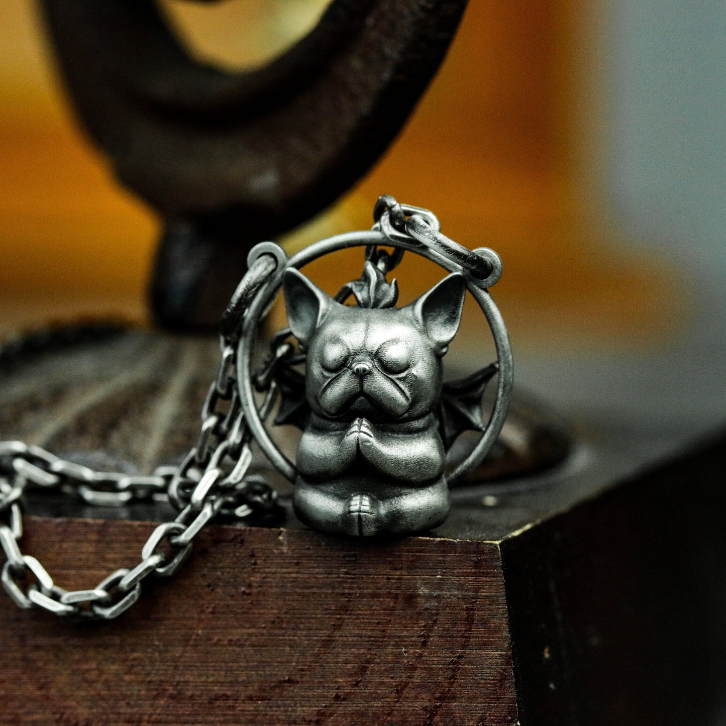 Cerberus Dog Pendant ¨C 925 Sterling Silver Handmade