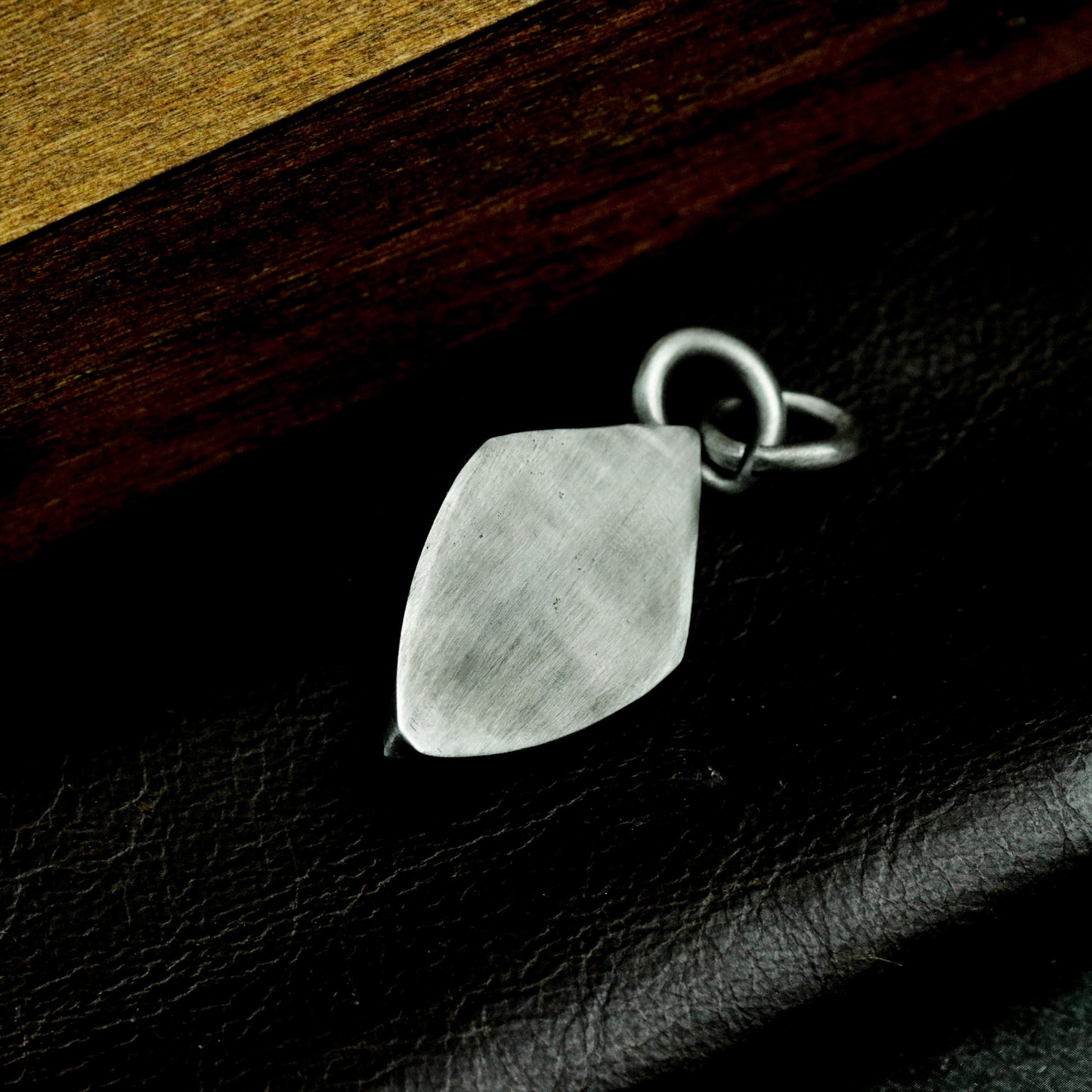 Sacred Heart Shield Pendant ¨C 925 Silver Handmade
