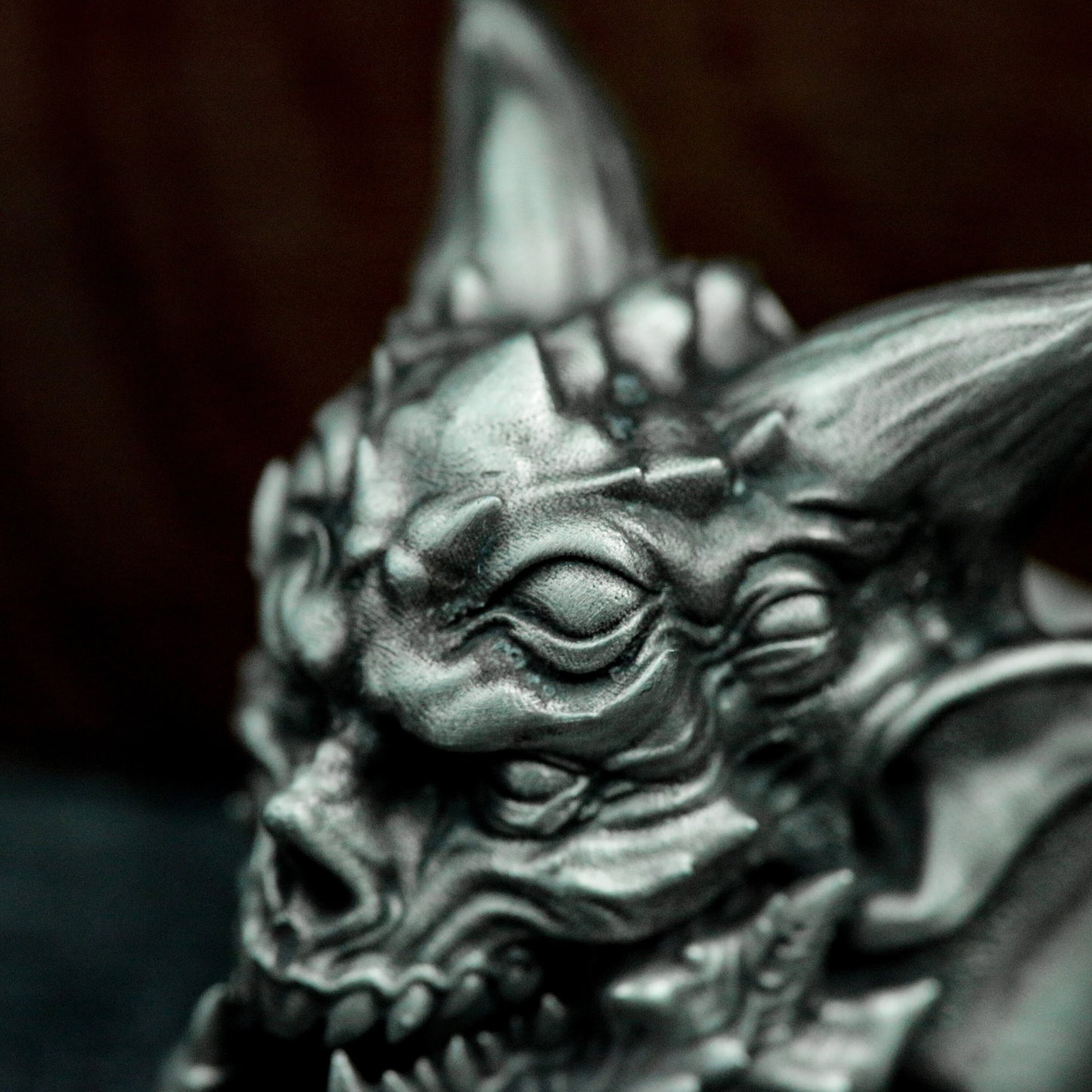 Demon Face Ring ¨C 925 Silver Handmade