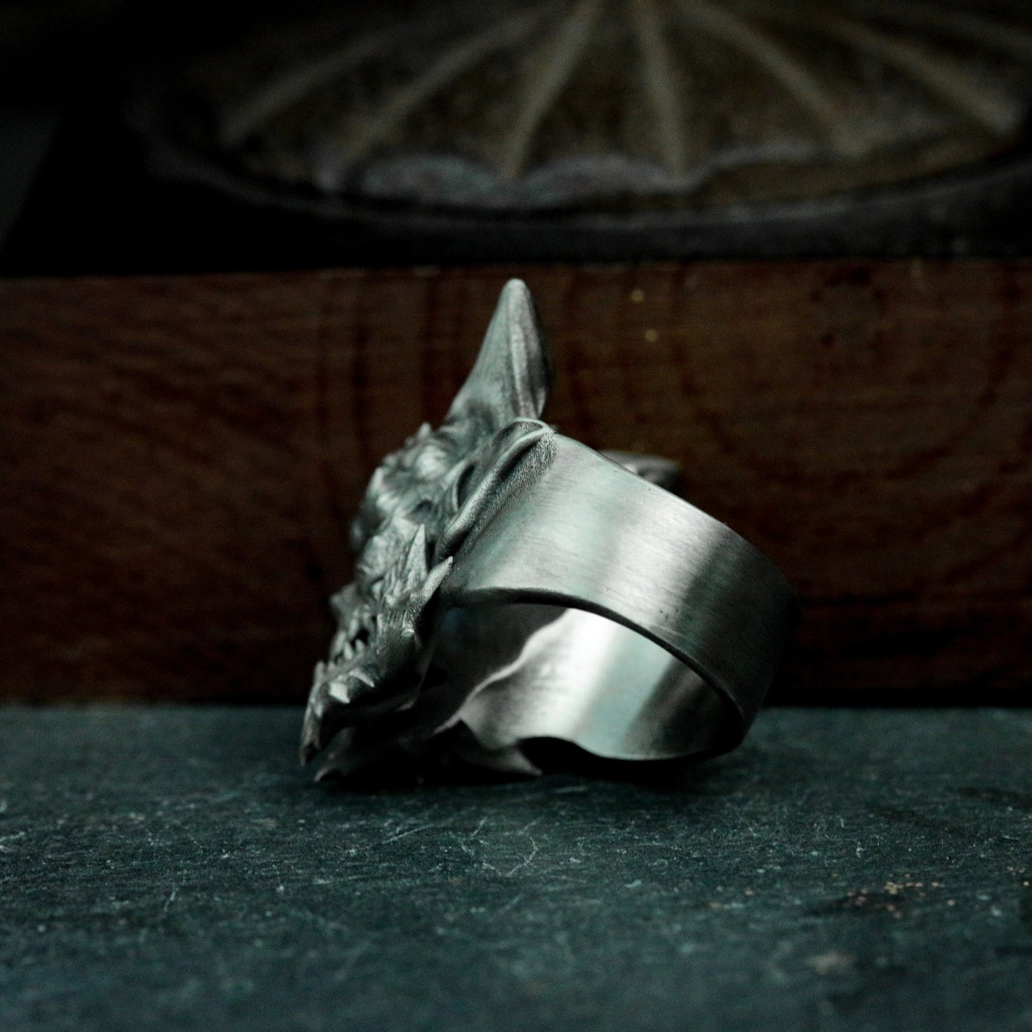 Demon Face Ring ¨C 925 Silver Handmade