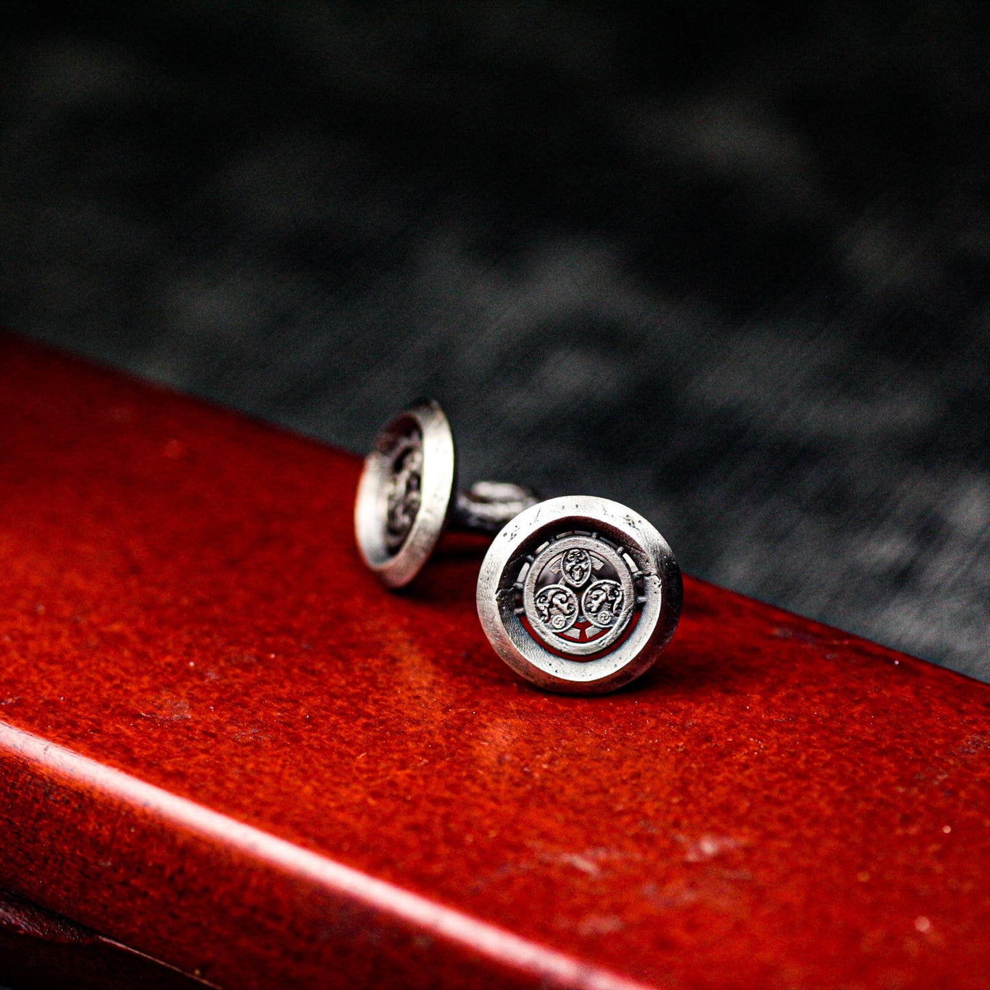 Star Cosmos Cufflinks - 925 Sterling Silver Handmade