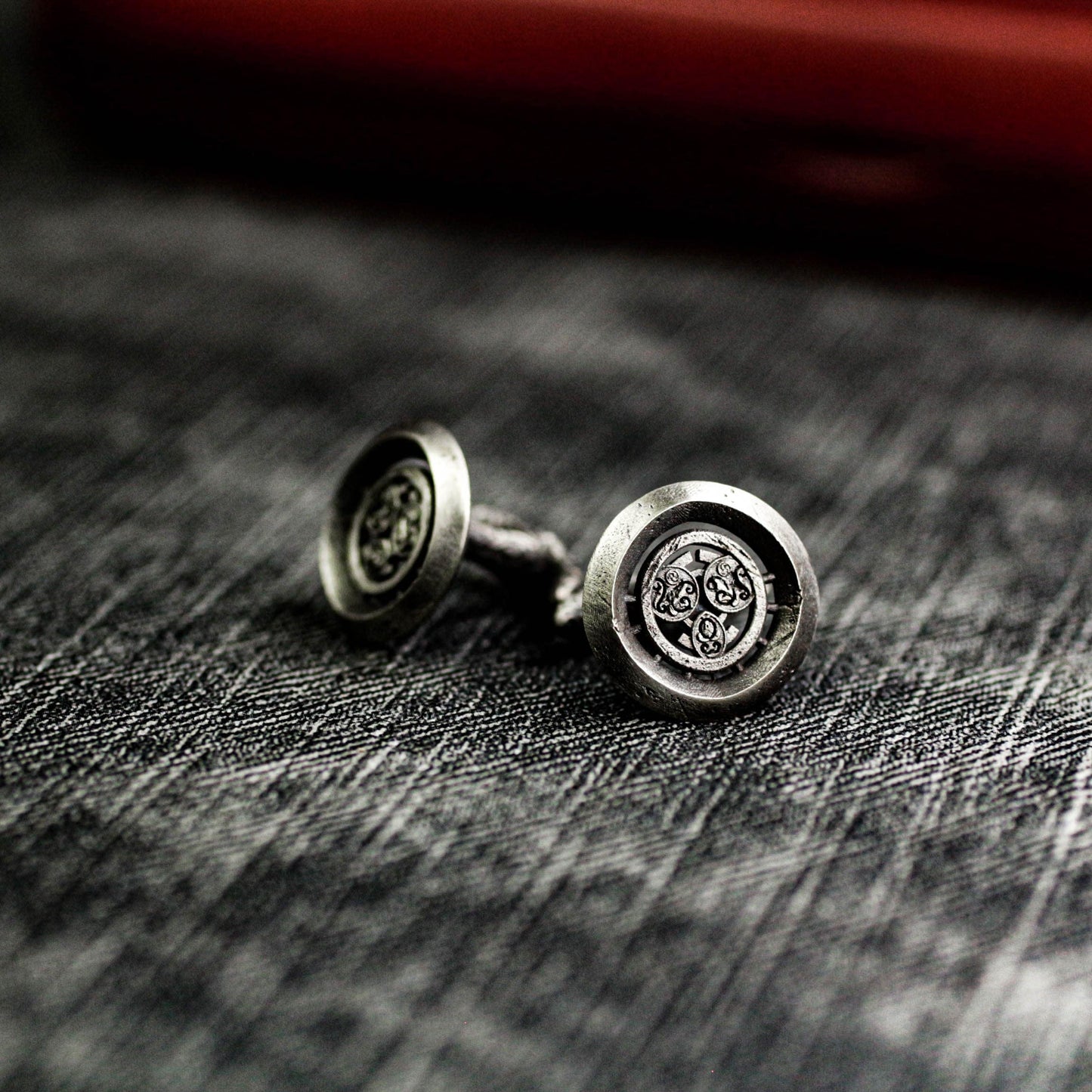 Star Cosmos Cufflinks - 925 Sterling Silver Handmade