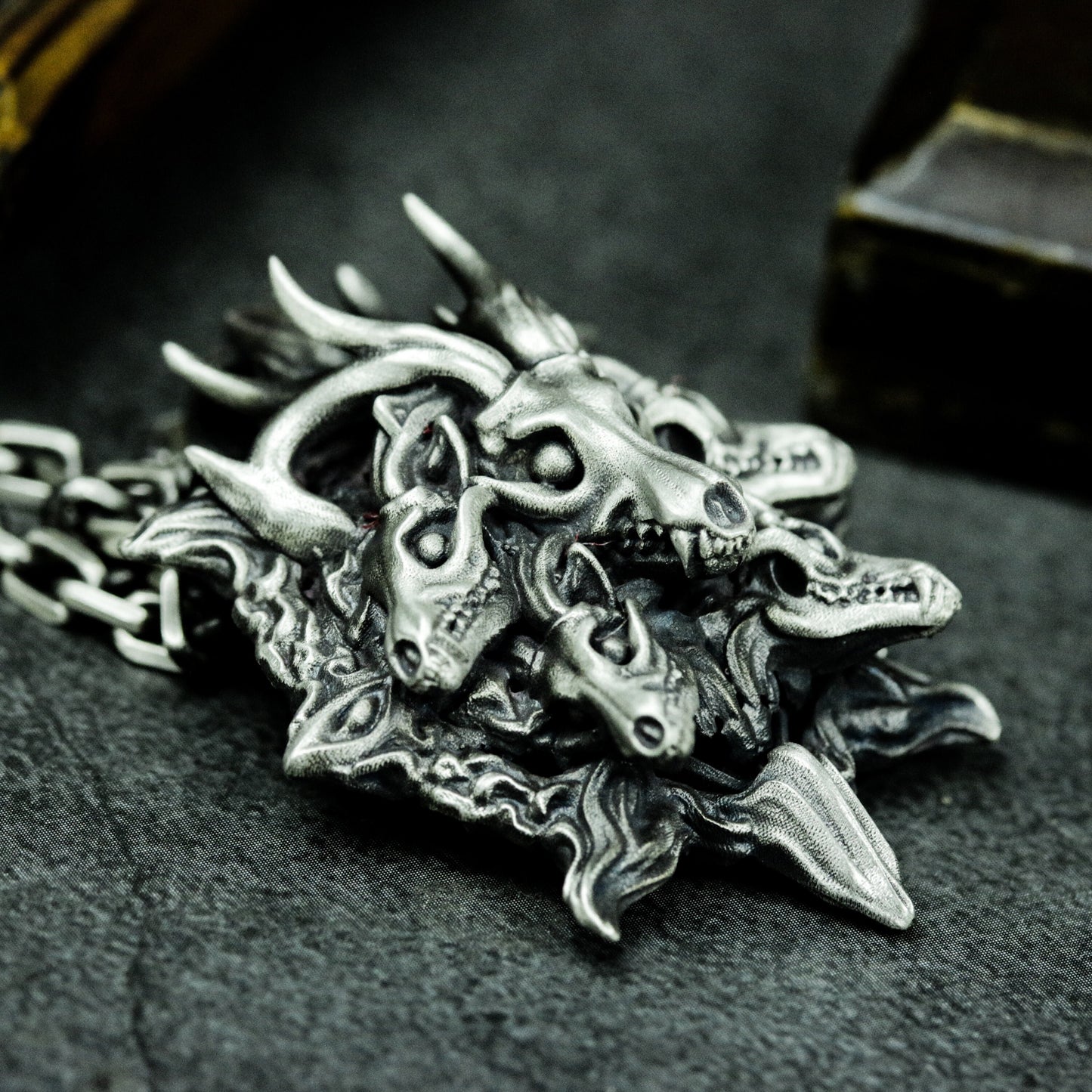 Dragon Head Ring ¨C 925 Silver Handmade