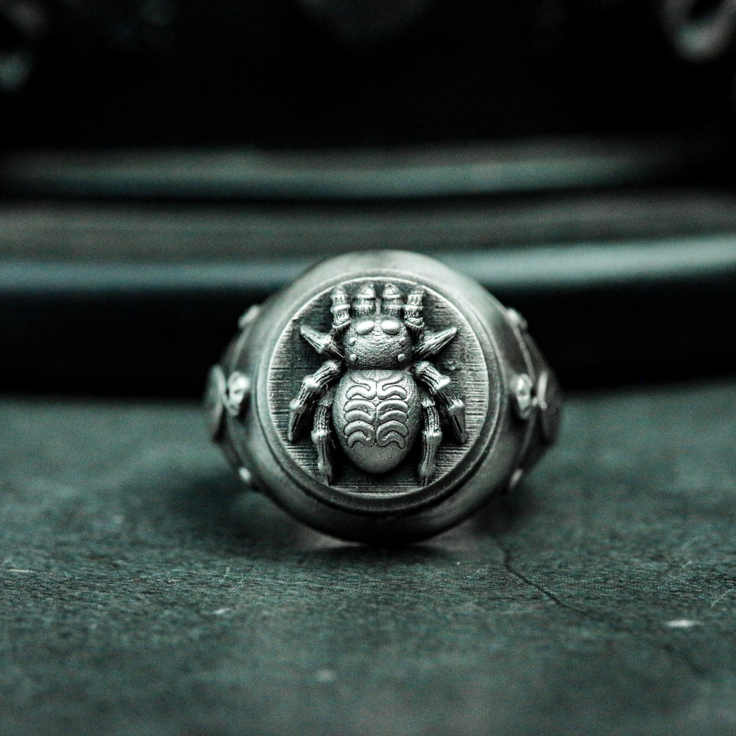 Spider Ring ¨C Handmade 925 Silver Punk Arachnid Band
