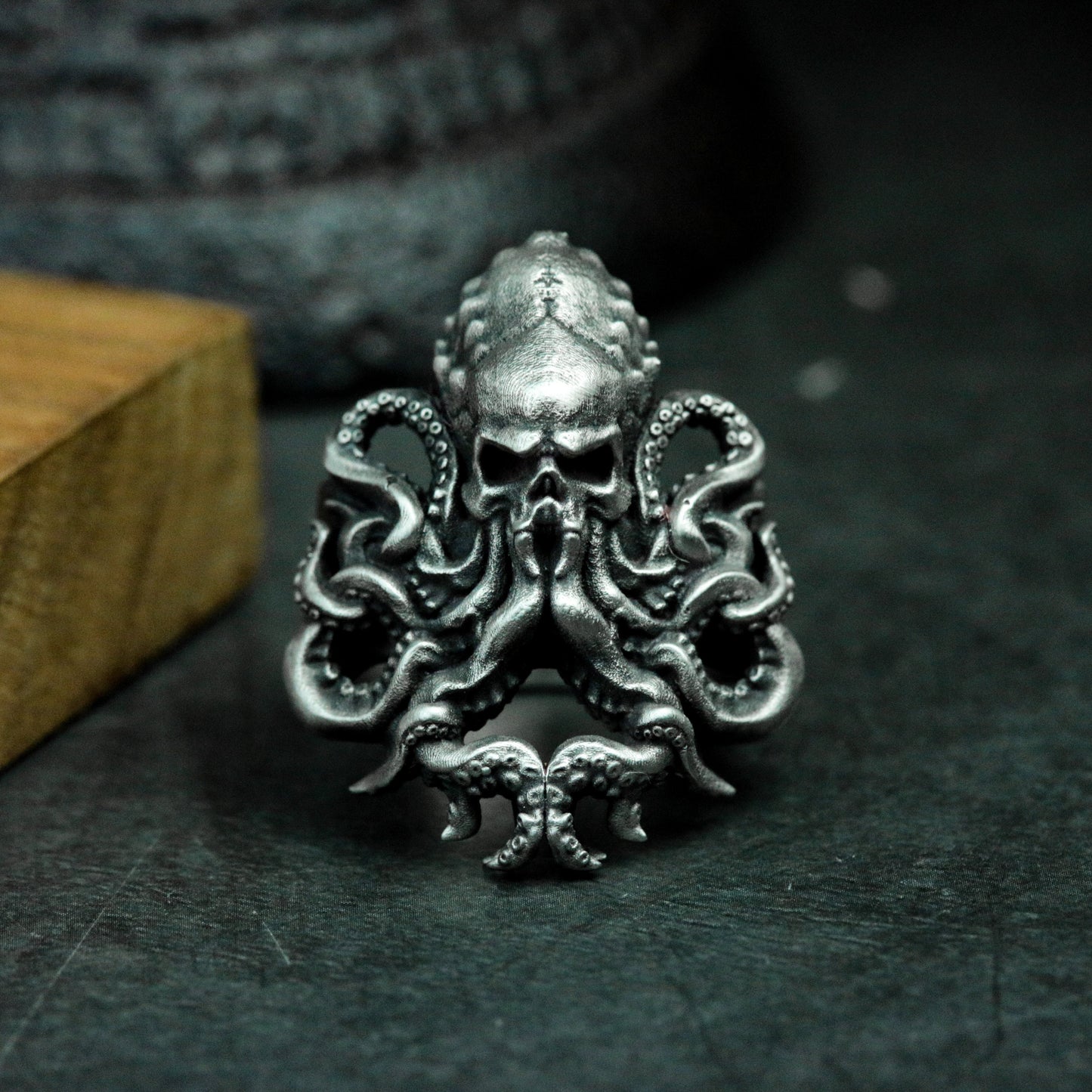 Cthulhu Octopus Ring - 925 Silver Handmade