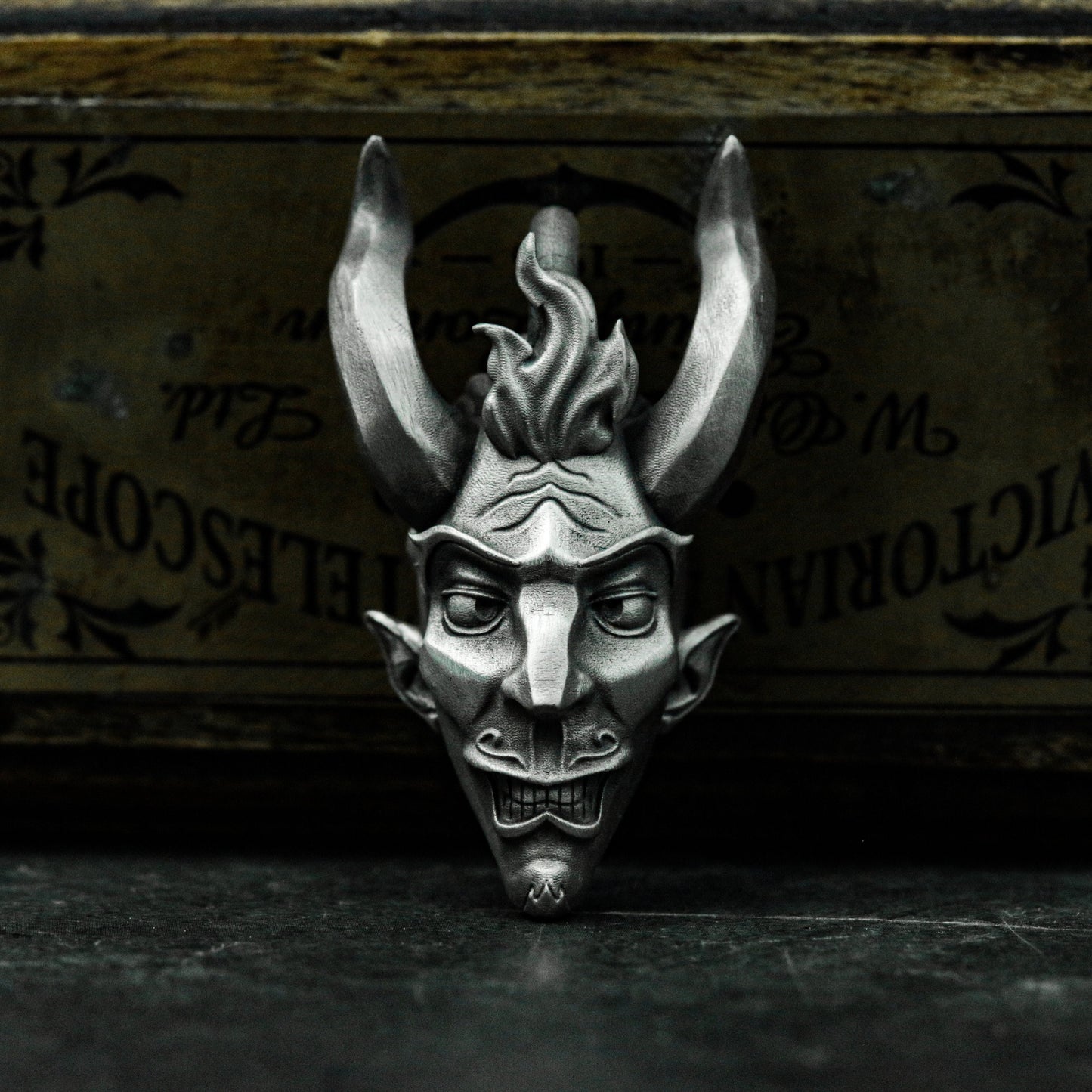 Weird Satan Pendant - 925 Silver Handmade