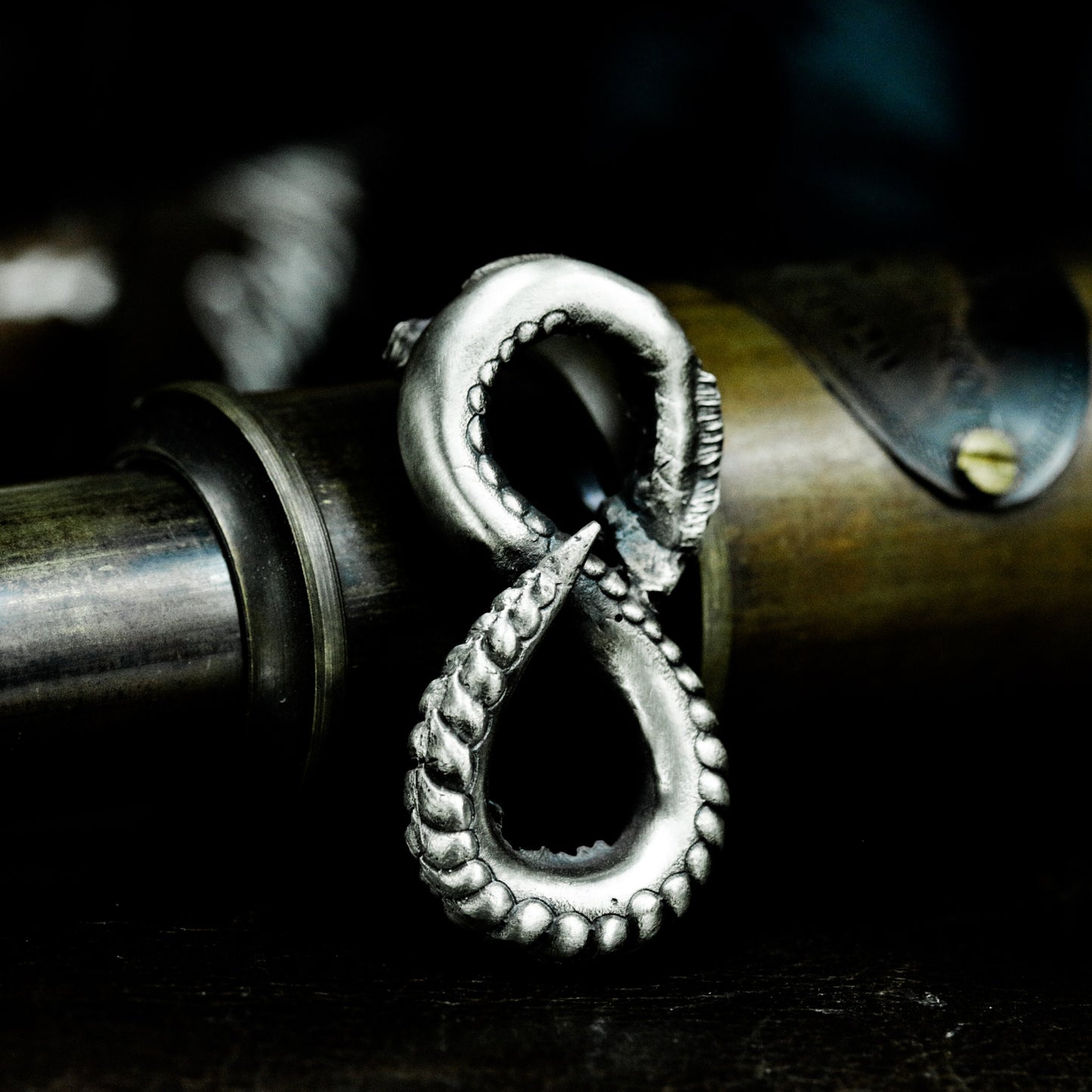 Ouroboros Snake Pendant ¨C 925 Silver Handmade