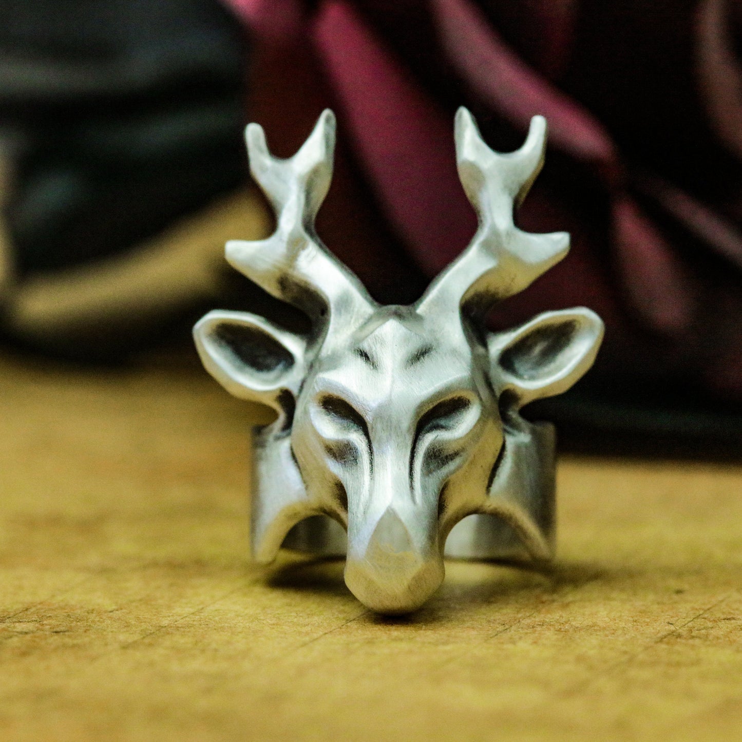 Deer Minimalist Ring ¨C 925 Silver Handmade