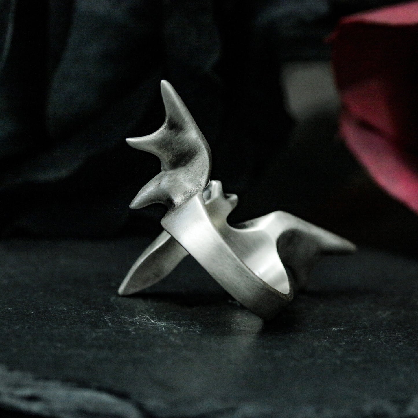 Bat Wing Ring ¨C 925 Silver Handmade