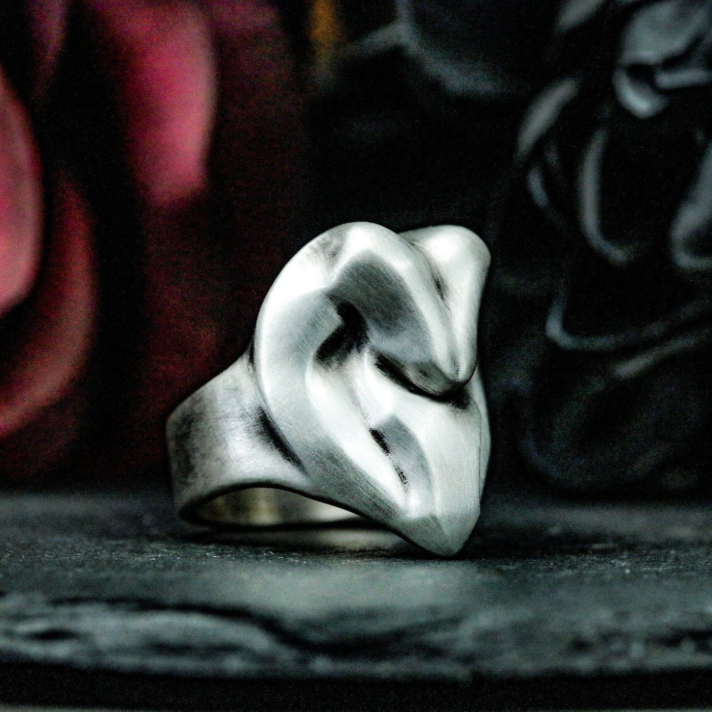 Owl Minimalist Ring ¨C 925 Silver Handmade