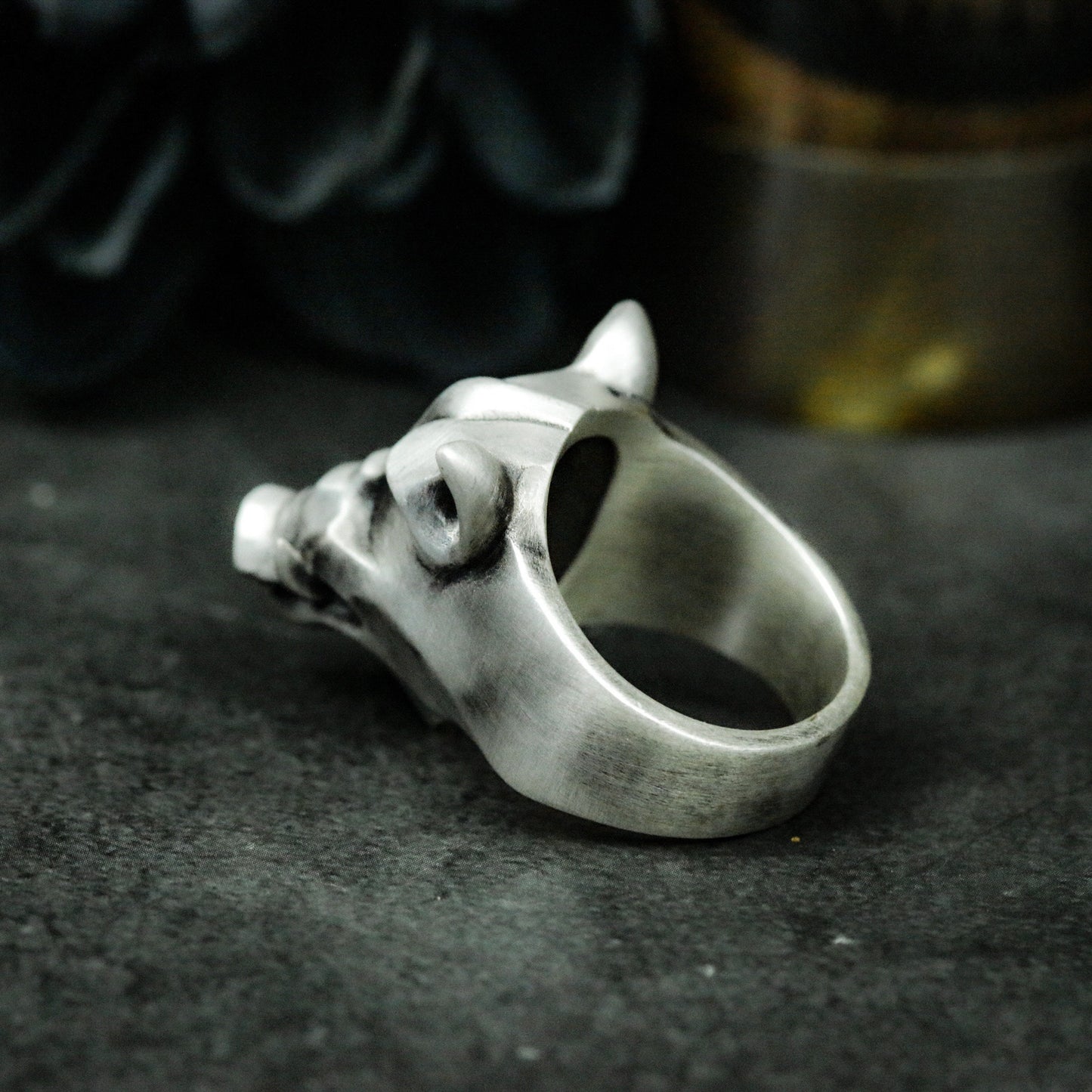 Boar Minimalist Ring ¨C 925 Silver Handmade