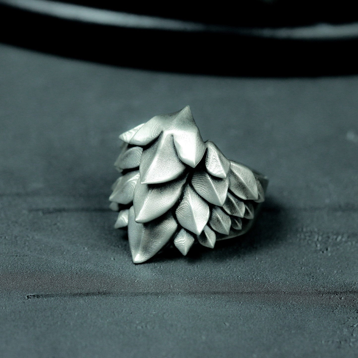 Dragon Scale Ring ¨C 925 Sterling Silver Handmade