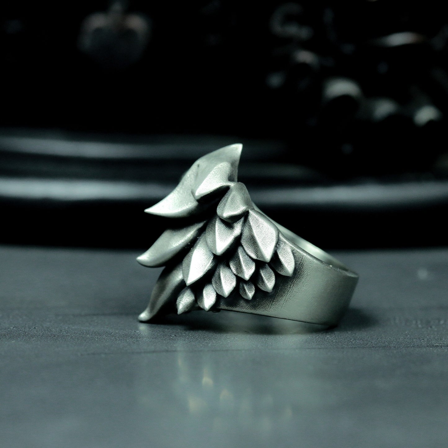 Dragon Scale Ring ¨C 925 Sterling Silver Handmade