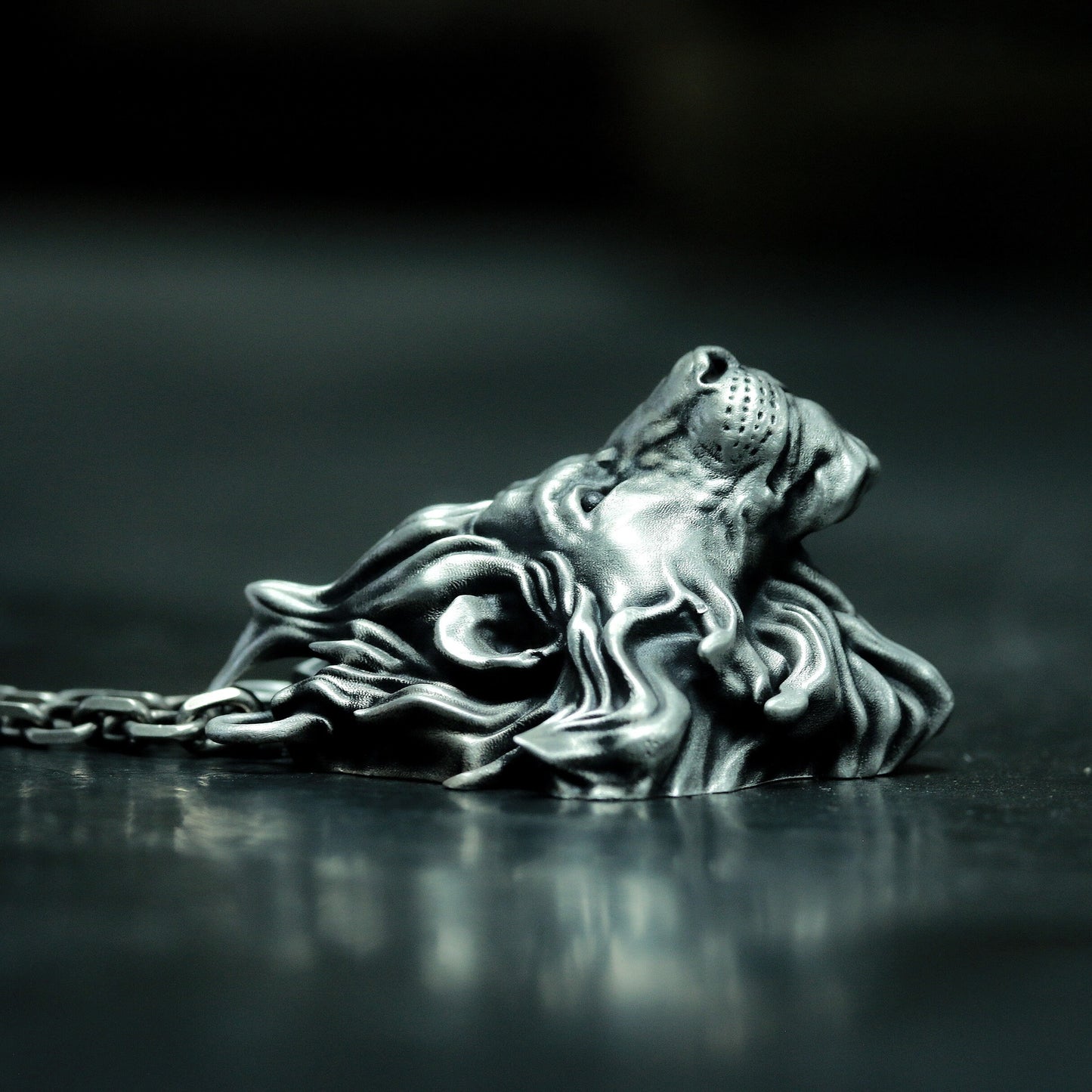 Lion Spirit Pendant ¨C 925 Silver Handmade