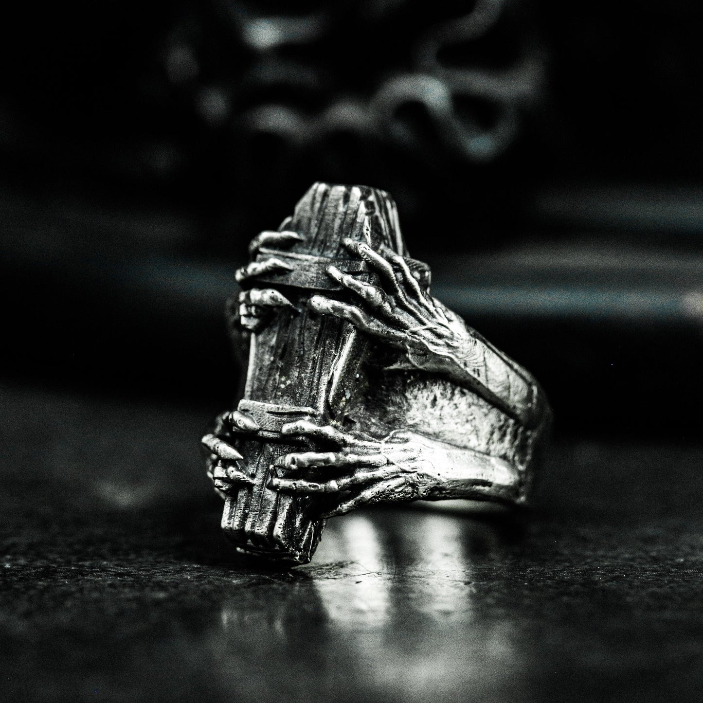Mummy Pharaoh Ring ¨C 925 Sterling Silver Handmade
