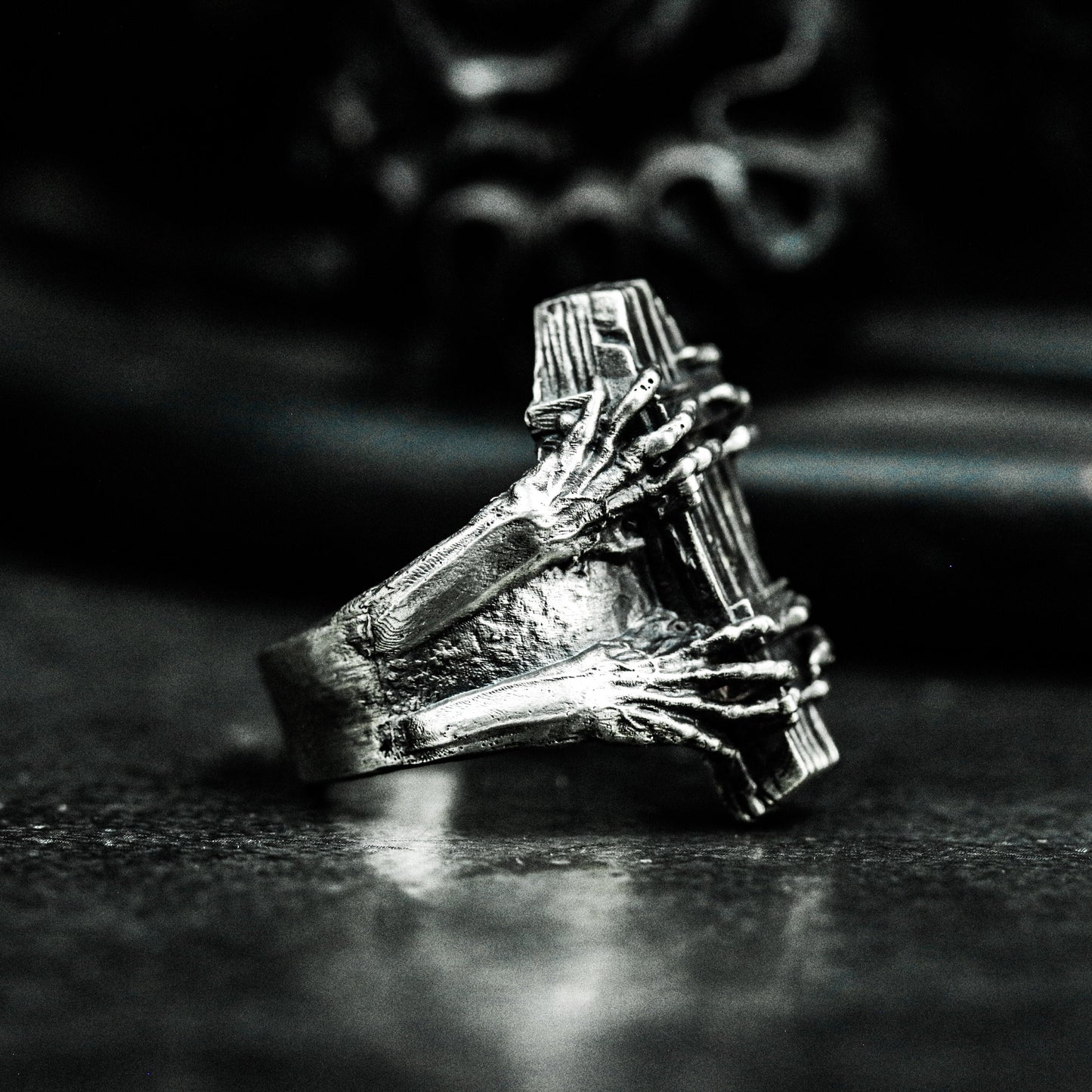 Mummy Pharaoh Ring ¨C 925 Sterling Silver Handmade